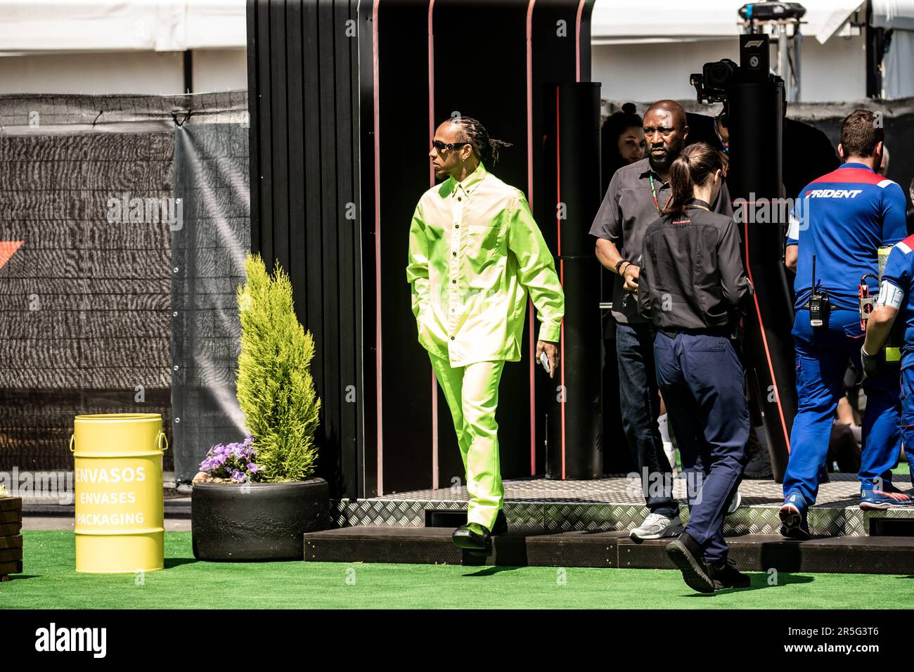 Montmelo, Barcelona, Spanien. 02. Juni 2023; Nr. 44, Lewis HAMILTON, GBR, Mercedes AMG F1 Team, Mercedes-AMG F1 W14 E Leistung während der FIA F1 Weltmeisterschaft. Formel 1 Grand Prix von Spanien, Circuit de Catalunya in der Nähe von Montmelo - Bild mit gebührenpflichtiger Haftung - Foto: © Cristiano BARNI / ATP Bilder (BARNI Cristiano / ATP / SPP) Stockfoto