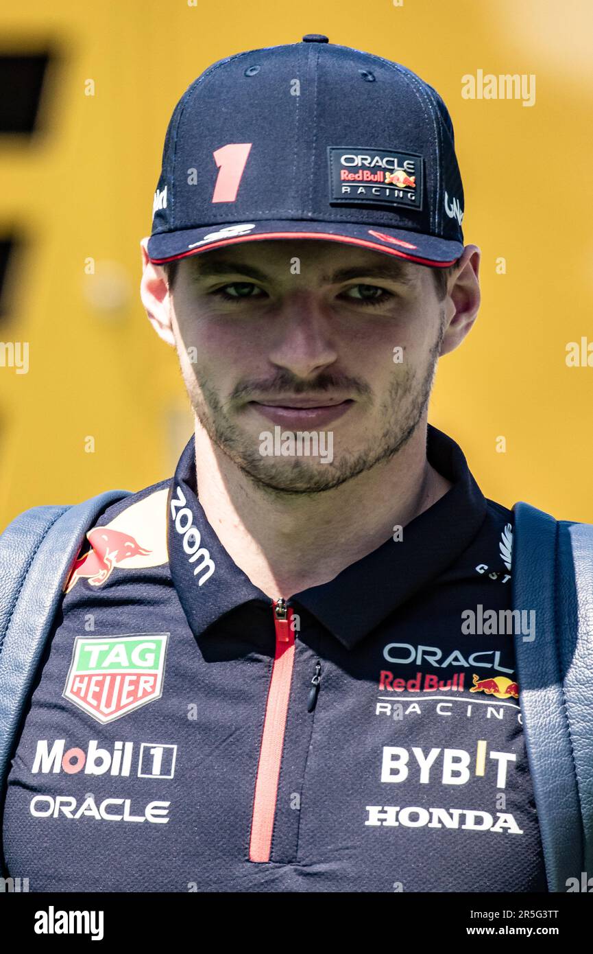 Montmelo, Barcelona, Spanien. 02. Juni 2023; #1, Max VERSTAPPEN, NDL, Oracle Red Bull Racing während der FIA-Weltmeisterschaft F1. Formel 1 Grand Prix von Spanien, Circuit de Catalunya in der Nähe von Montmelo - Bild mit gebührenpflichtiger Haftung - Foto: © Cristiano BARNI / ATP Bilder (BARNI Cristiano / ATP / SPP) Stockfoto