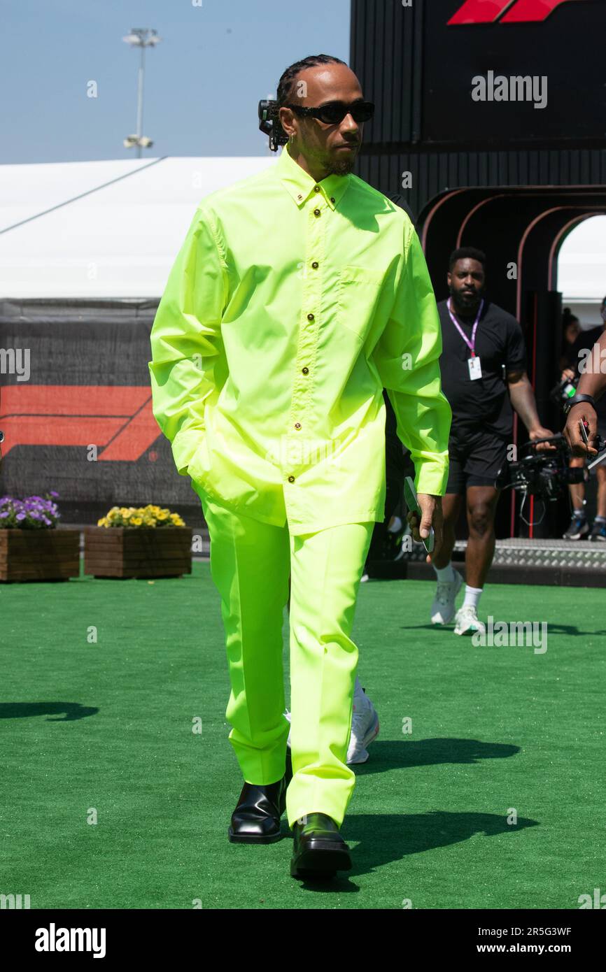 Montmelo, Barcelona, Spanien. 02. Juni 2023; Nr. 44, Lewis HAMILTON, GBR, Mercedes AMG F1 Team, Mercedes-AMG F1 W14 E Leistung während der FIA F1 Weltmeisterschaft. Formel 1 Grand Prix von Spanien, Circuit de Catalunya in der Nähe von Montmelo - Bild mit gebührenpflichtiger Haftung - Foto: © Cristiano BARNI / ATP Bilder (BARNI Cristiano / ATP / SPP) Stockfoto