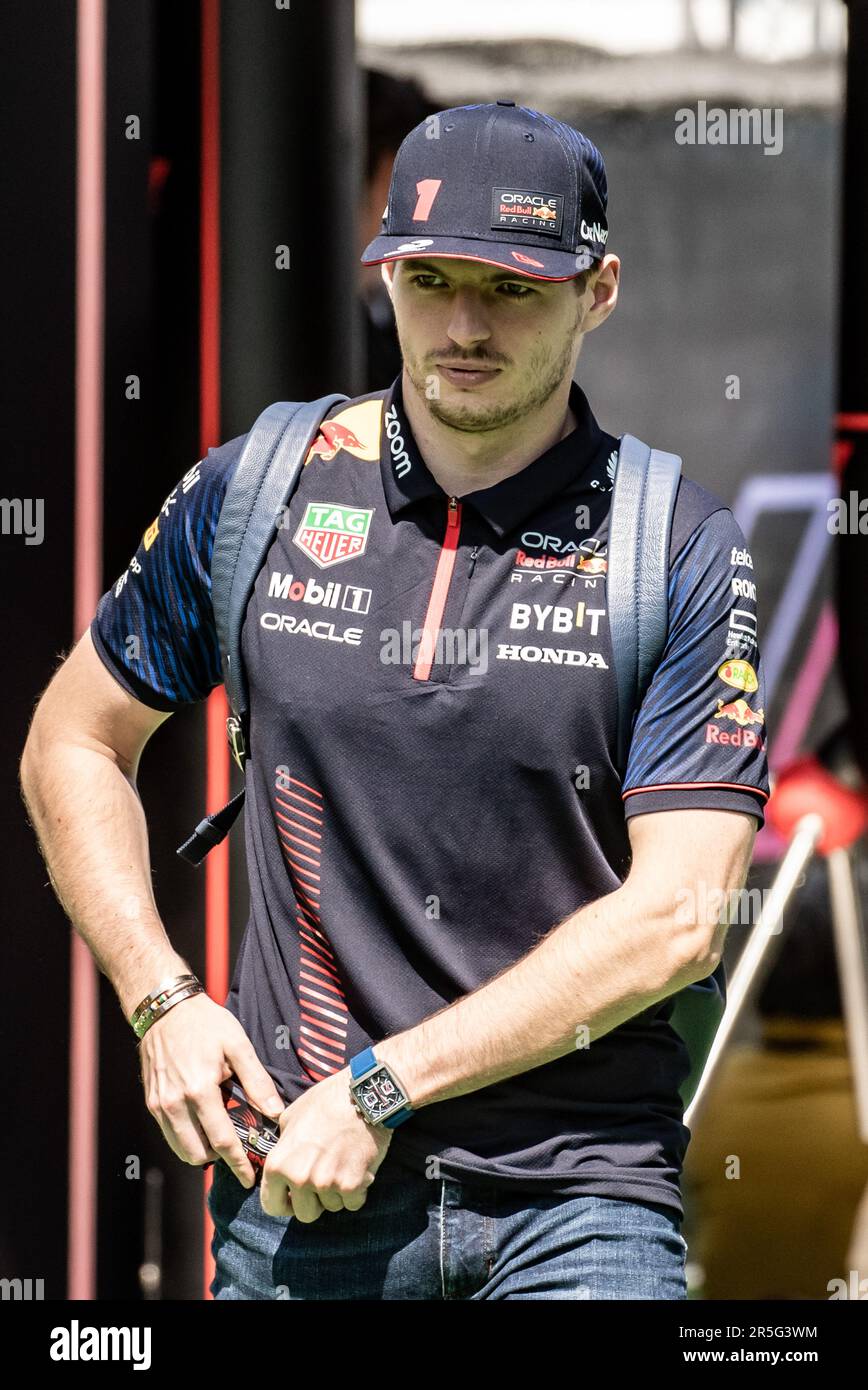 Montmelo, Barcelona, Spanien. 02. Juni 2023; #1, Max VERSTAPPEN, NDL, Oracle Red Bull Racing während der FIA-Weltmeisterschaft F1. Formel 1 Grand Prix von Spanien, Circuit de Catalunya in der Nähe von Montmelo - Bild mit gebührenpflichtiger Haftung - Foto: © Cristiano BARNI / ATP Bilder (BARNI Cristiano / ATP / SPP) Stockfoto