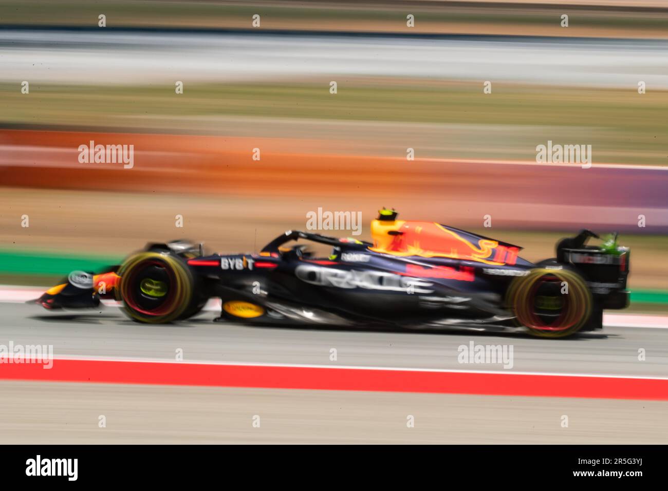 Barcelona, Spanien. 02. Juni 2023. Montmelo, Barcelona, Spanien. 02. Juni 2023; #11. Sergio PEREZ Mendoza, MEX, Oracle Red Bull Racing RB19 Honda RBPT während der FIA-Weltmeisterschaft F1. Formel 1 Grand Prix von Spanien, Circuit de Catalunya in der Nähe von Montmelo - Bild mit gebührenpflichtiger Haftung - Foto: © Cristiano BARNI/ATP Images (BARNI Cristiano/ATP/SPP) Guthaben: SPP Sport Press Photo. Alamy Live News Stockfoto