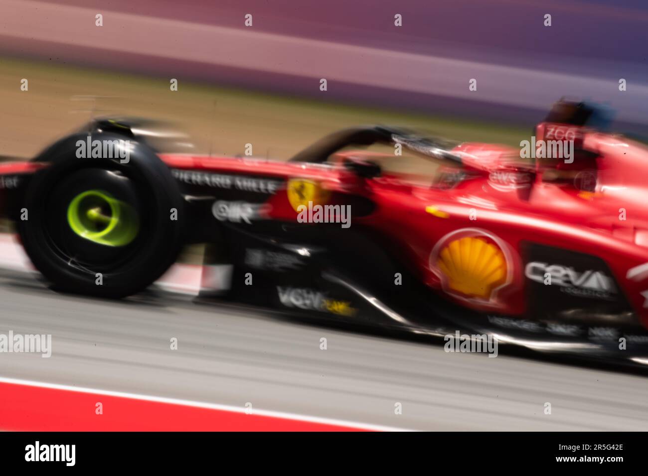 Barcelona, Spanien. 02. Juni 2023. Montmelo, Barcelona, Spanien. 02. Juni 2023; #16, Charles LECLERC, MCO, Team Scuderia Ferrari, SF23, während der FIA-Weltmeisterschaft F1. Formel 1 Grand Prix von Spanien, Circuit de Catalunya in der Nähe von Montmelo - Bild mit gebührenpflichtiger Haftung - Foto: © Cristiano BARNI/ATP Images (BARNI Cristiano/ATP/SPP) Guthaben: SPP Sport Press Photo. Alamy Live News Stockfoto