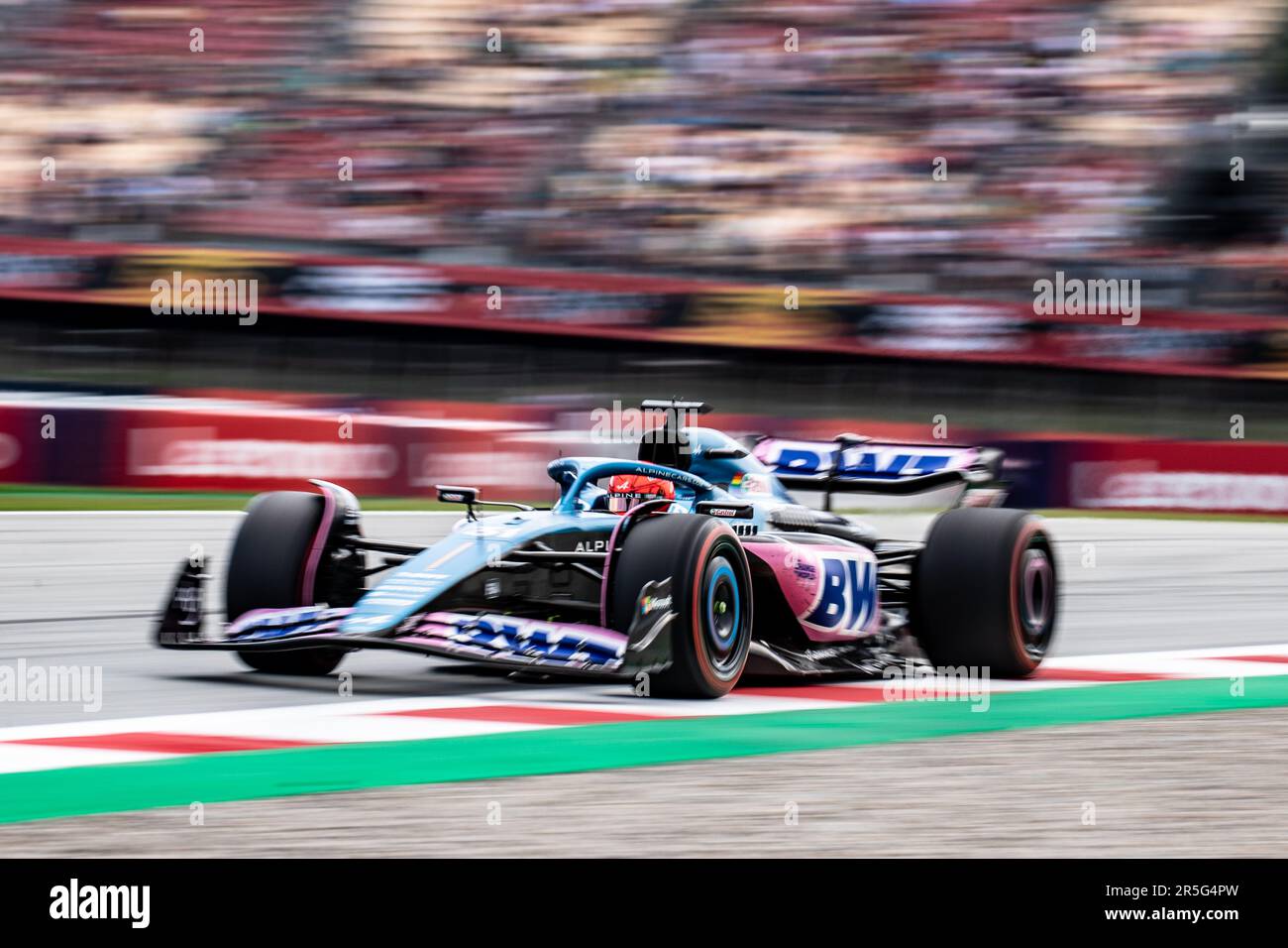 Barcelona, Spanien. 02. Juni 2023. Montmelo, Barcelona, Spanien. 02. Juni 2023; #31, Esteban OCON, FRA, Alpine F1 Team, Alpine A523 Renault während der FIA F1 Weltmeisterschaft. Formel 1 Grand Prix von Spanien, Circuit de Catalunya in der Nähe von Montmelo - Bild mit gebührenpflichtiger Haftung - Foto: © Cristiano BARNI/ATP Images (BARNI Cristiano/ATP/SPP) Guthaben: SPP Sport Press Photo. Alamy Live News Stockfoto