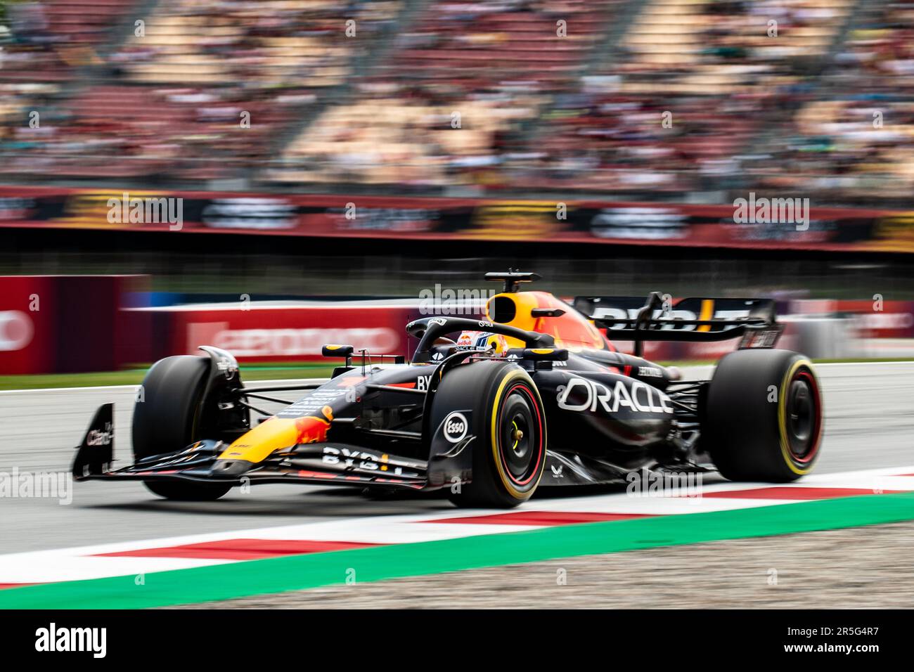 Barcelona, Spanien. 02. Juni 2023. Montmelo, Barcelona, Spanien. 02. Juni 2023; #1, Max VERSTAPPEN, NDL, Oracle Red Bull Racing RB19 Honda RBPT während der FIA F1 Weltmeisterschaft. Formel 1 Grand Prix von Spanien, Circuit de Catalunya in der Nähe von Montmelo - Bild mit gebührenpflichtiger Haftung - Foto: © Cristiano BARNI/ATP Images (BARNI Cristiano/ATP/SPP) Guthaben: SPP Sport Press Photo. Alamy Live News Stockfoto