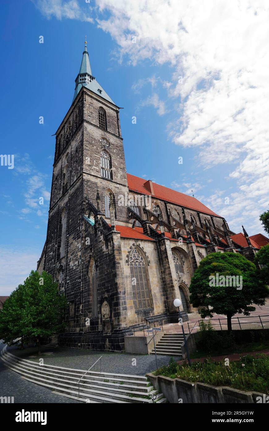 St. Andreas-Kirche in Hildesheim, Deutschland Stockfoto
