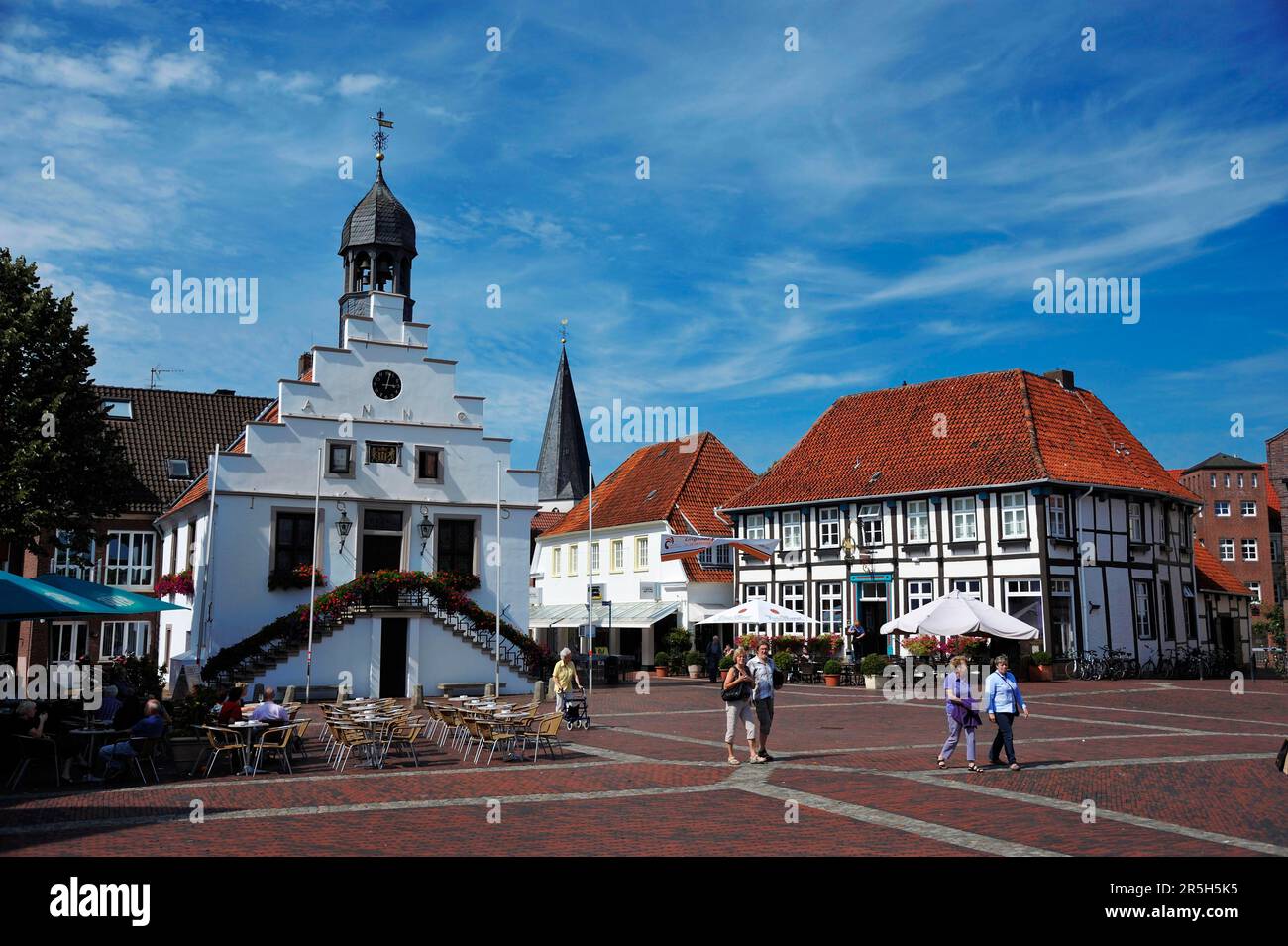 Rathaus, Lingen, Niedersachsen, Deutschland Stockfoto