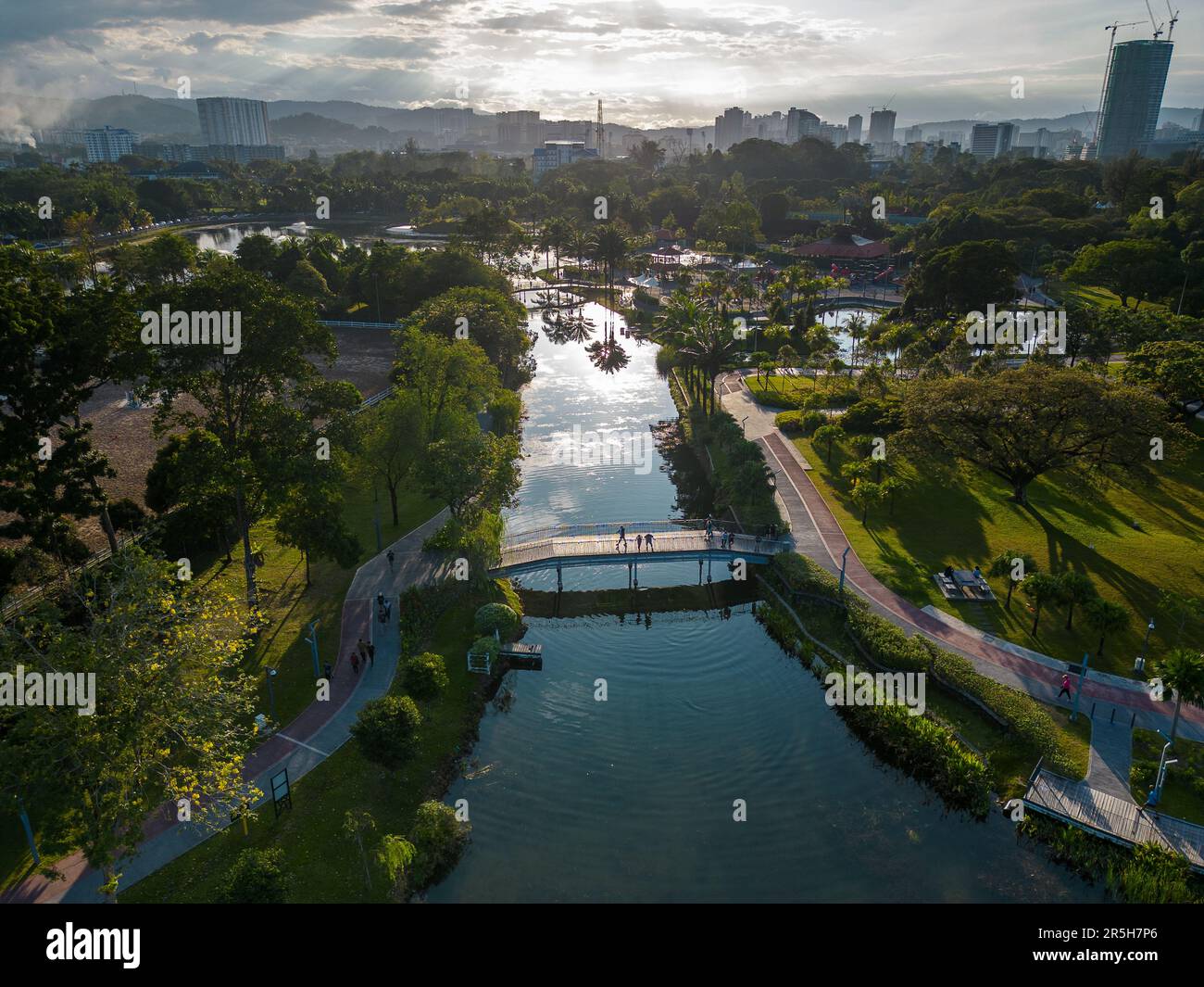 Freizeitpark Titiwangsa in Kuala Lumpur Stockfoto