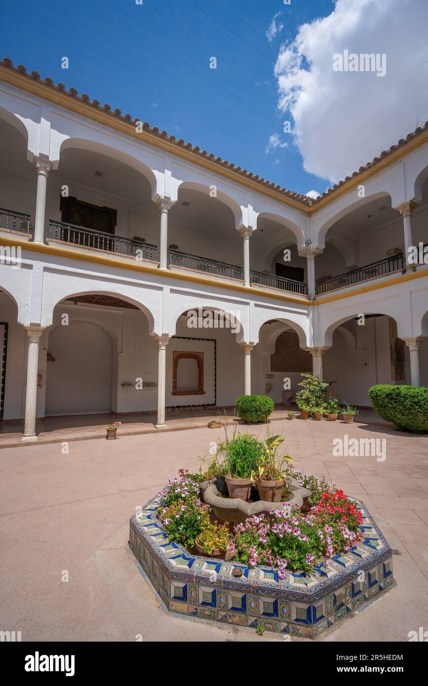 Archäologisches und Ethnologisches Museum des Cordoba Courtyard - Cordoba, Andalusien, Spanien Stockfoto