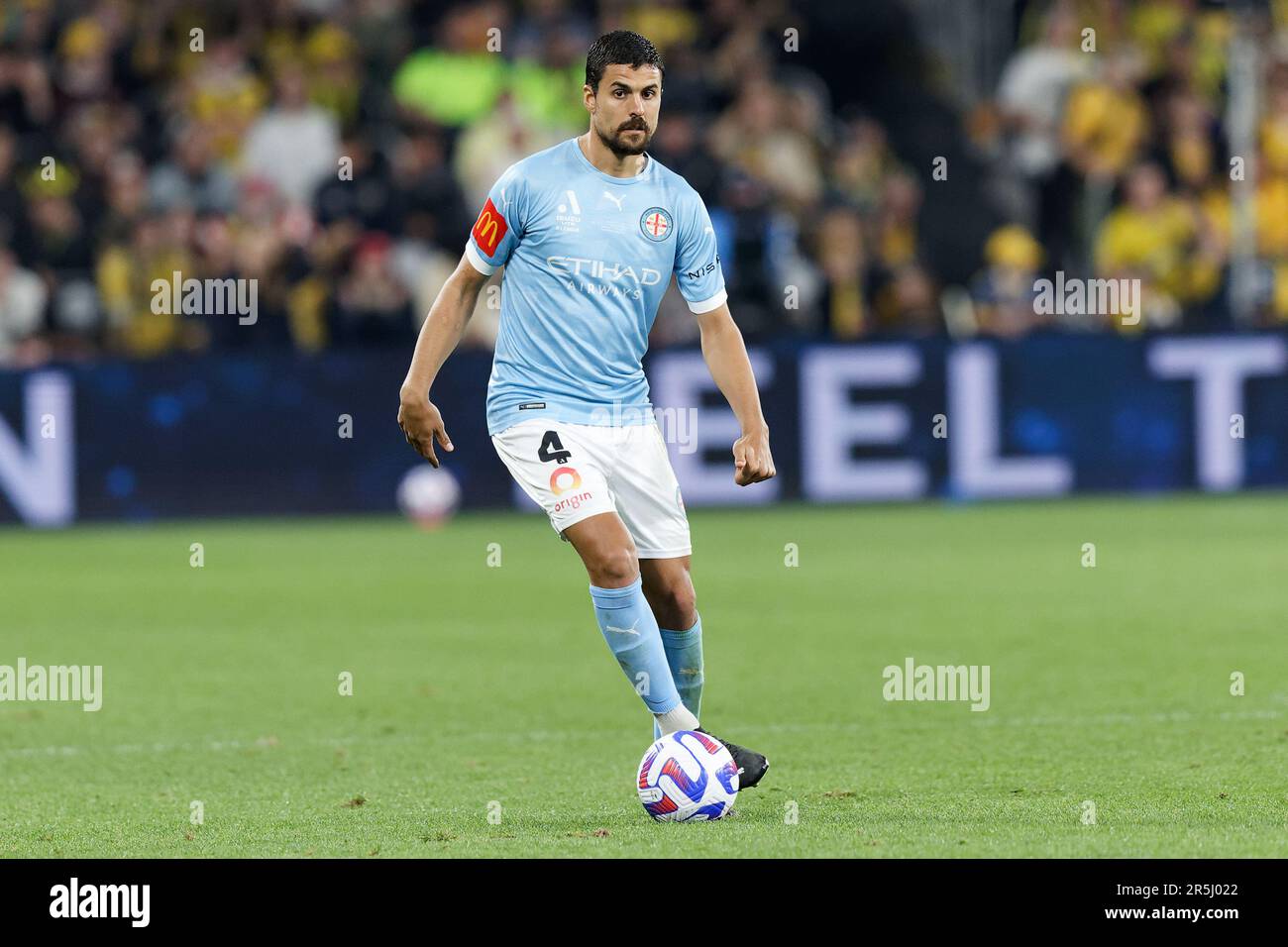 Sydney, Australien. 03. Juni 2023. Nuno Reis kontrolliert den Ball während des Grand Final zwischen Melbourne City und den Mariners der Central Coast im CommBank Stadium am 3. Juni 2023 in Sydney, Australien. Gutschrift: IOIO IMAGES/Alamy Live News Stockfoto