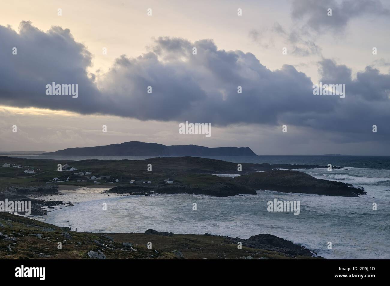 Rosguill Halbinsel, County Donegal, Irland, Dooey Dorf Stockfoto