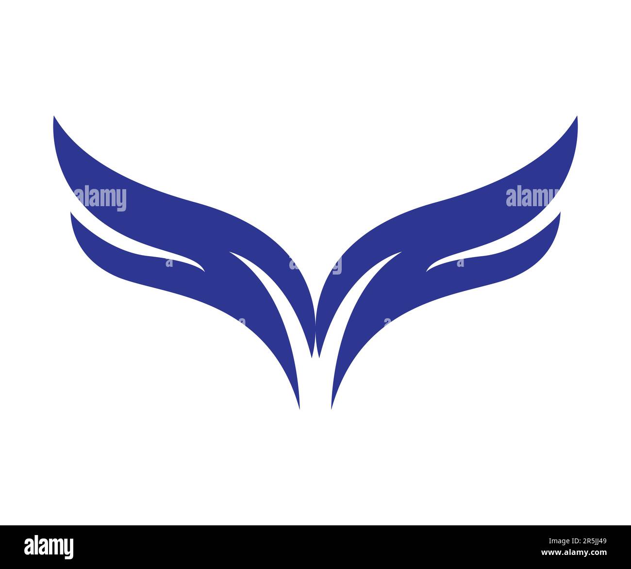 Vektorvorlage für Wing-Logo-Design Stock Vektor