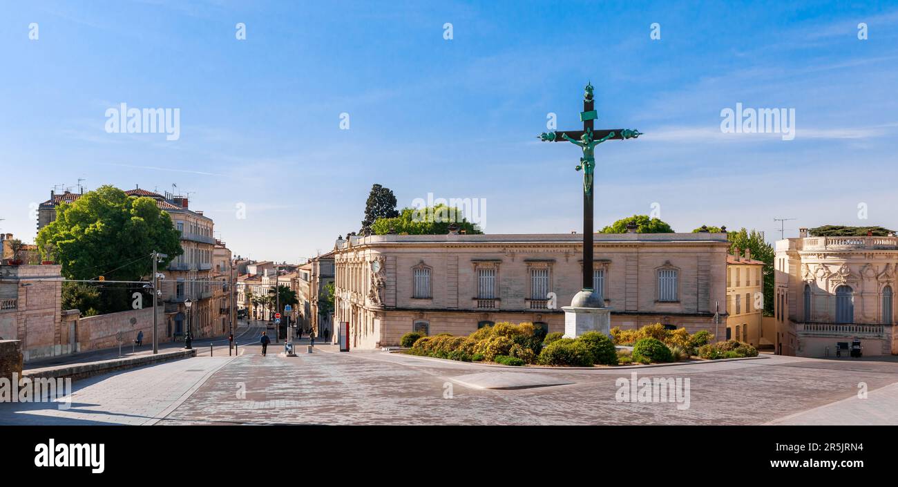 Stadtbild von Montpellier. Frankreich, Südeuropa Stockfoto