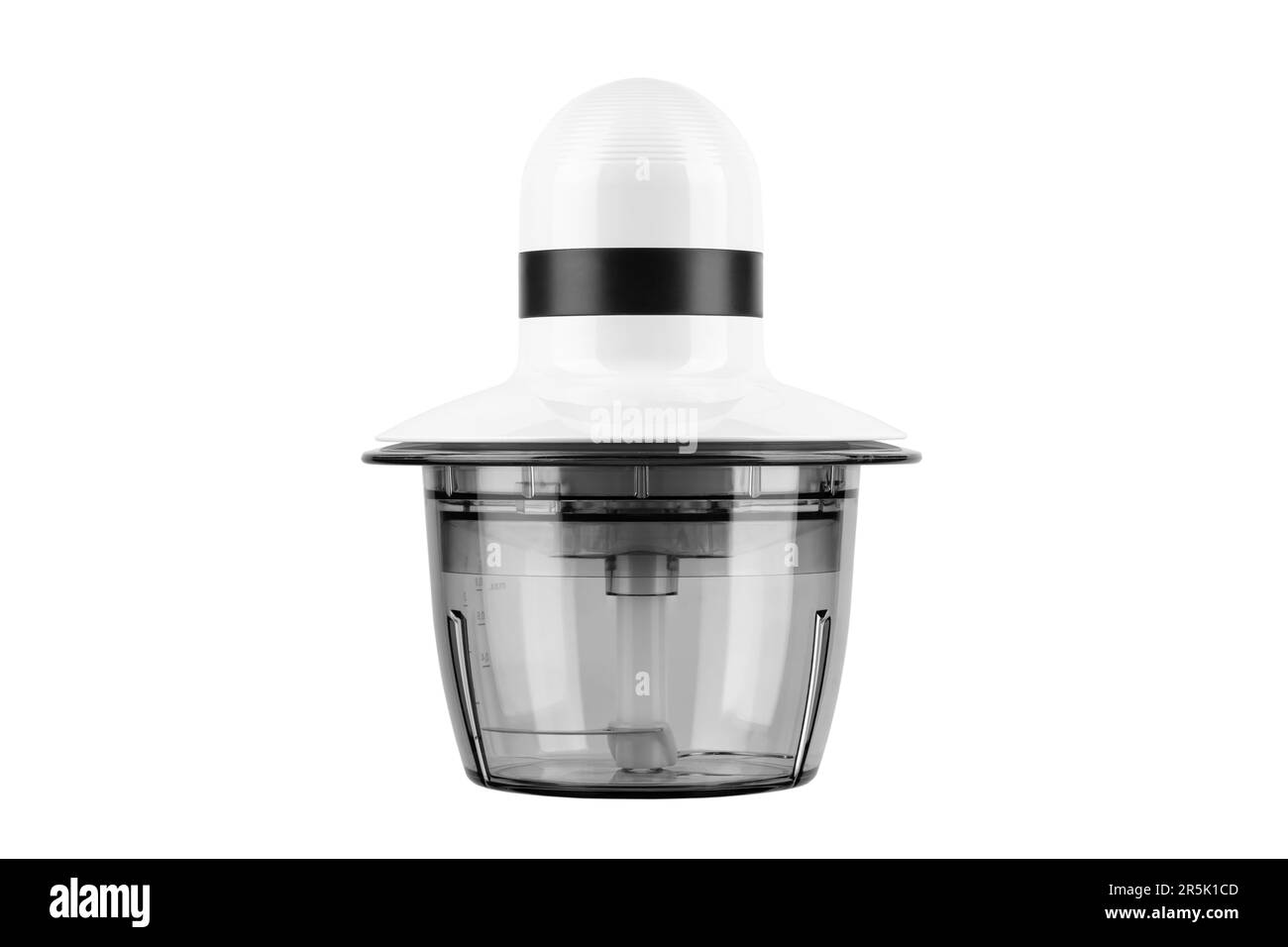 Stabmixer isoliert auf weißem Hintergrund. Die Datei enthält einen Beschneidungspfad. Stockfoto