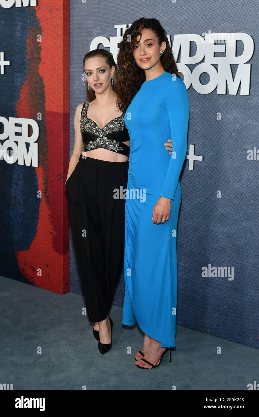 Amanda Seyfried und Emmy Rossum Stockfoto