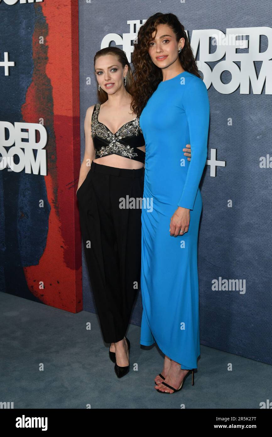 Amanda Seyfried und Emmy Rossum Stockfoto