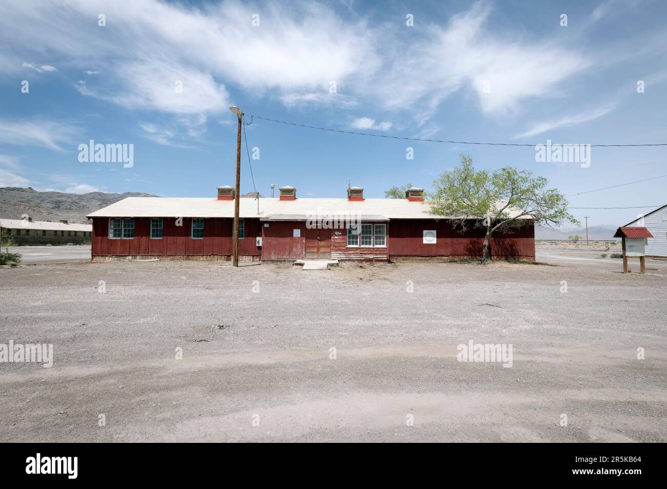 USA, Utah. Historischer Wendover-Flugplatz. Trainingsort für die B-29-Crew, die die Atombomben über Hiroshima und Nagasaki zünden sollte. Stockfoto