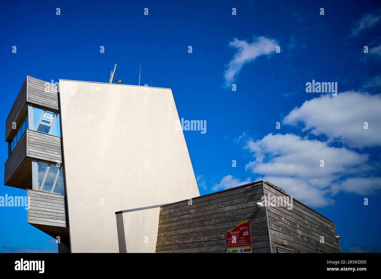 Rossall Point Aussichtsturm, Fleetwood Stockfoto