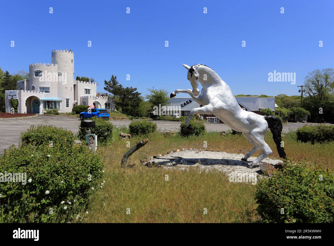 Casa Basso Italienisches Restaurant Westhampton Long Island New York Stockfoto