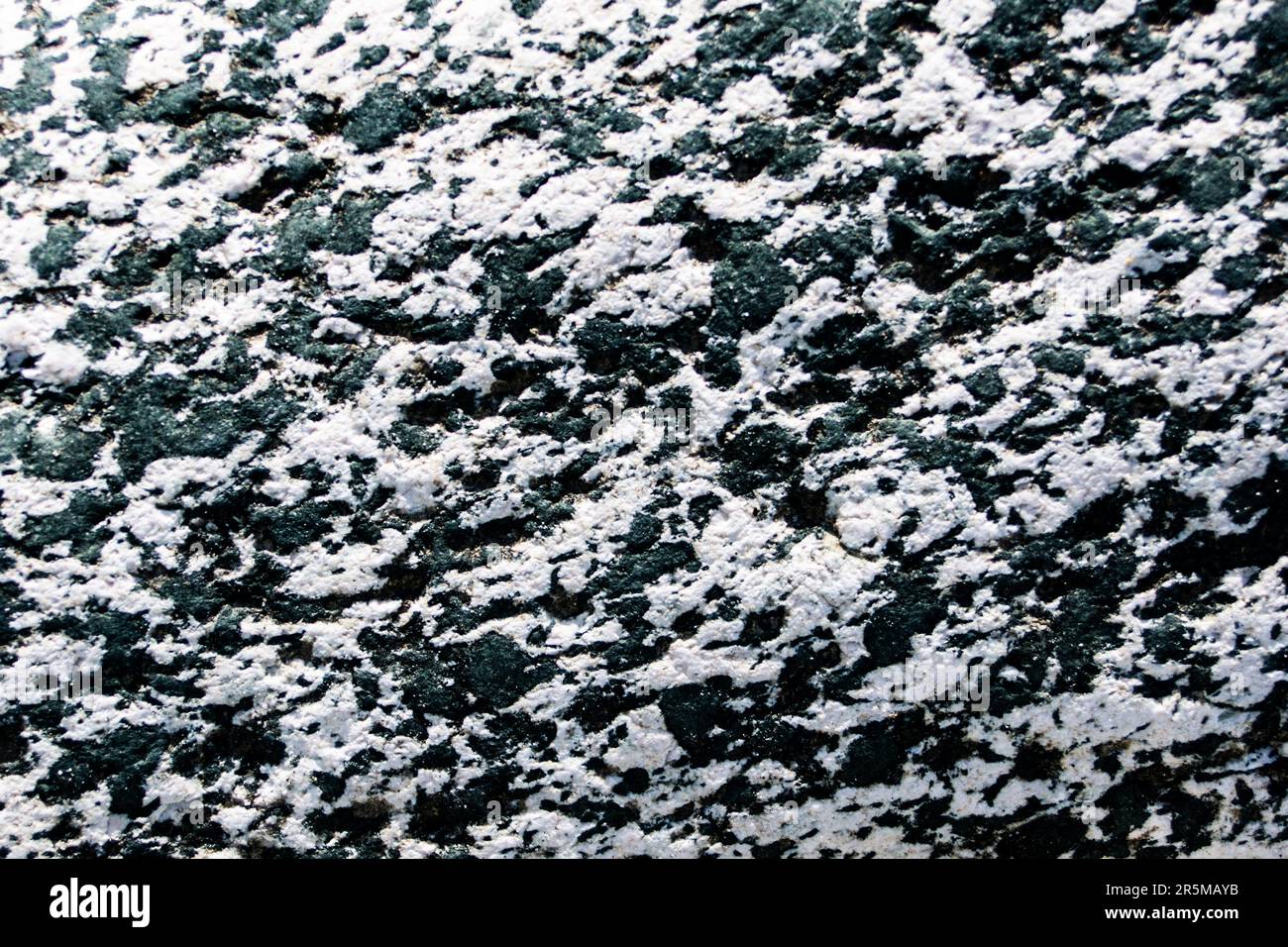 Struktur oder Muster von Granitgestein Stockfoto