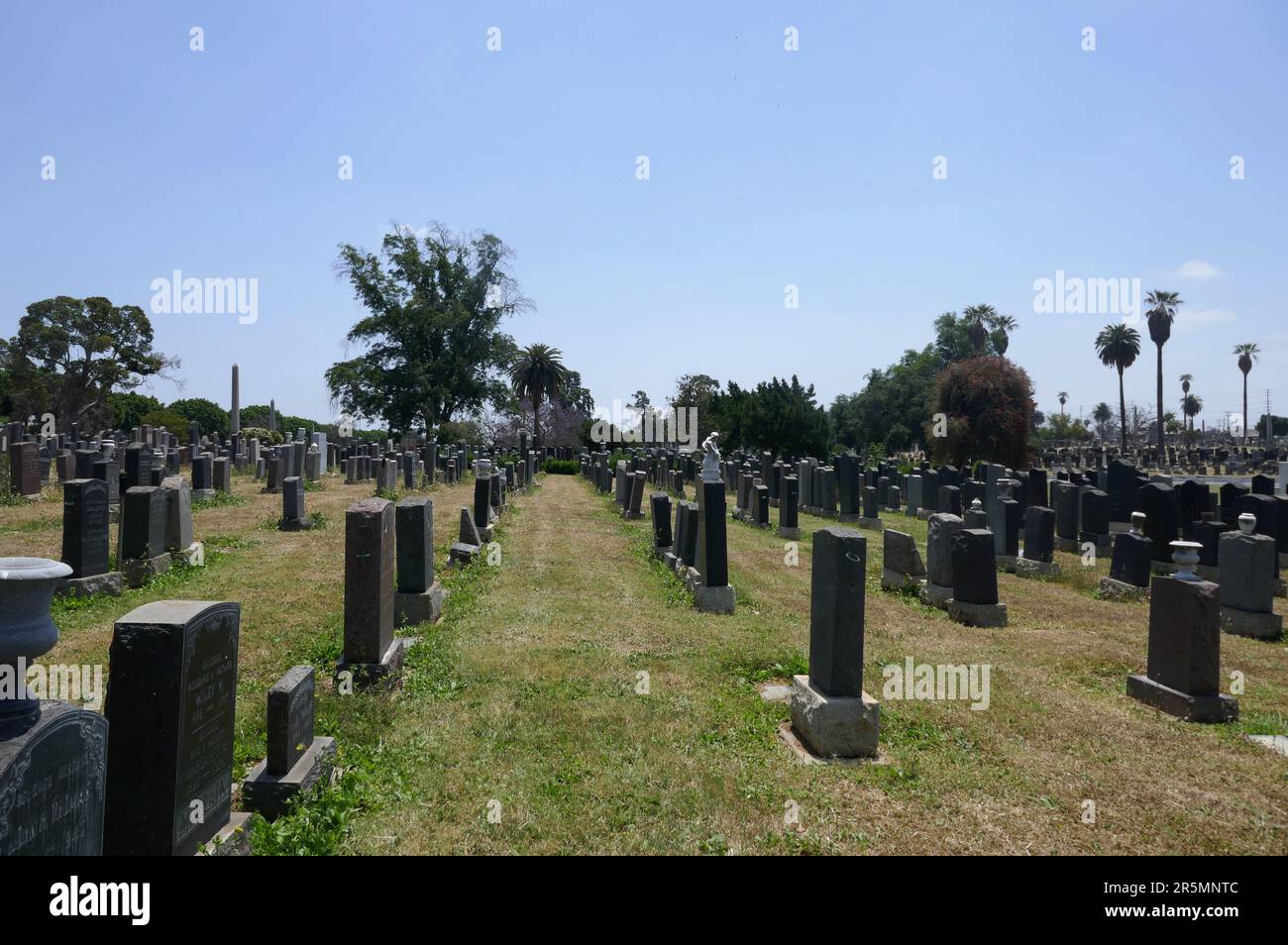 Los Angeles, Kalifornien, USA 3. Juni 2023 Evergreen Cemetery, 204 N. Evergreen Avenue, 3. Juni 2023 in Los Angeles, Kalifornien, USA. Foto: Barry King/Alamy Stock Photo Stockfoto