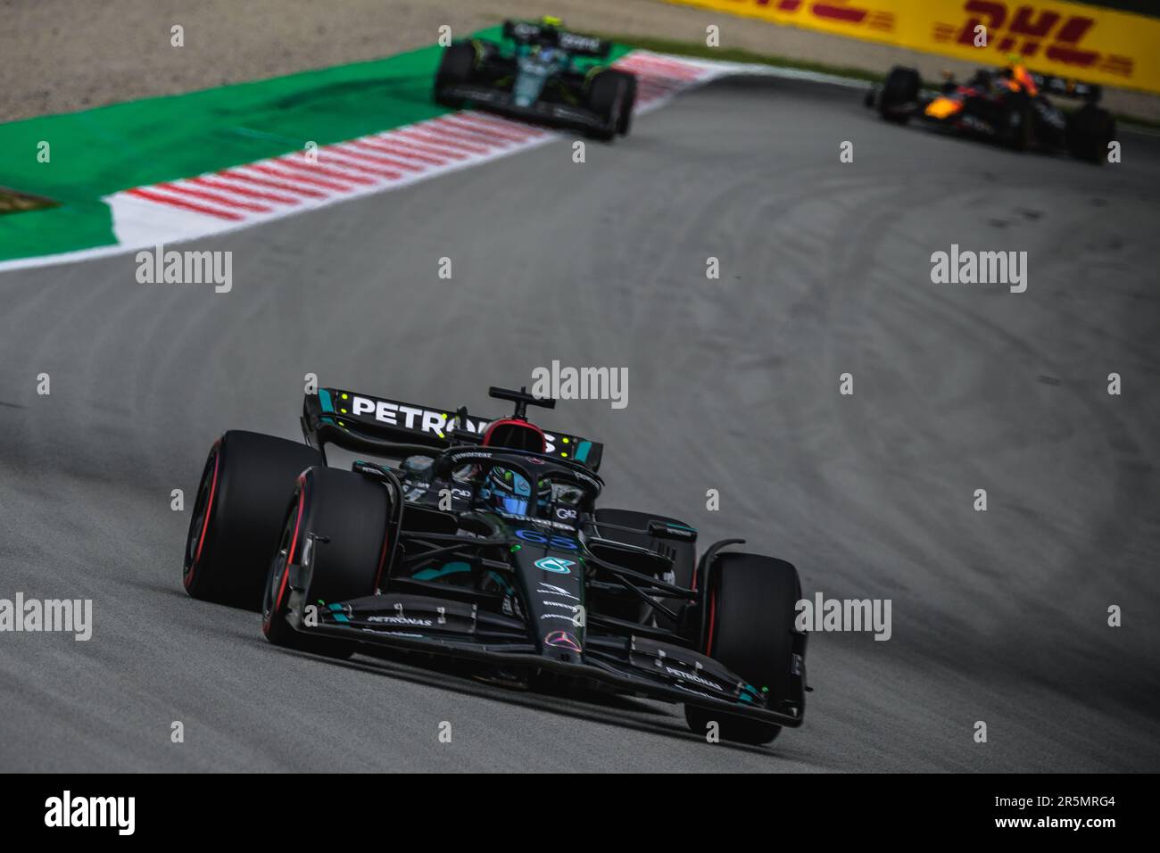 Montmelo, Spanien. 4. Juni 2023. F1 Piloten treten während des spanischen GP auf dem Circuit de Catalunya Credit an: Matthias Oesterle/Alamy Live News Stockfoto