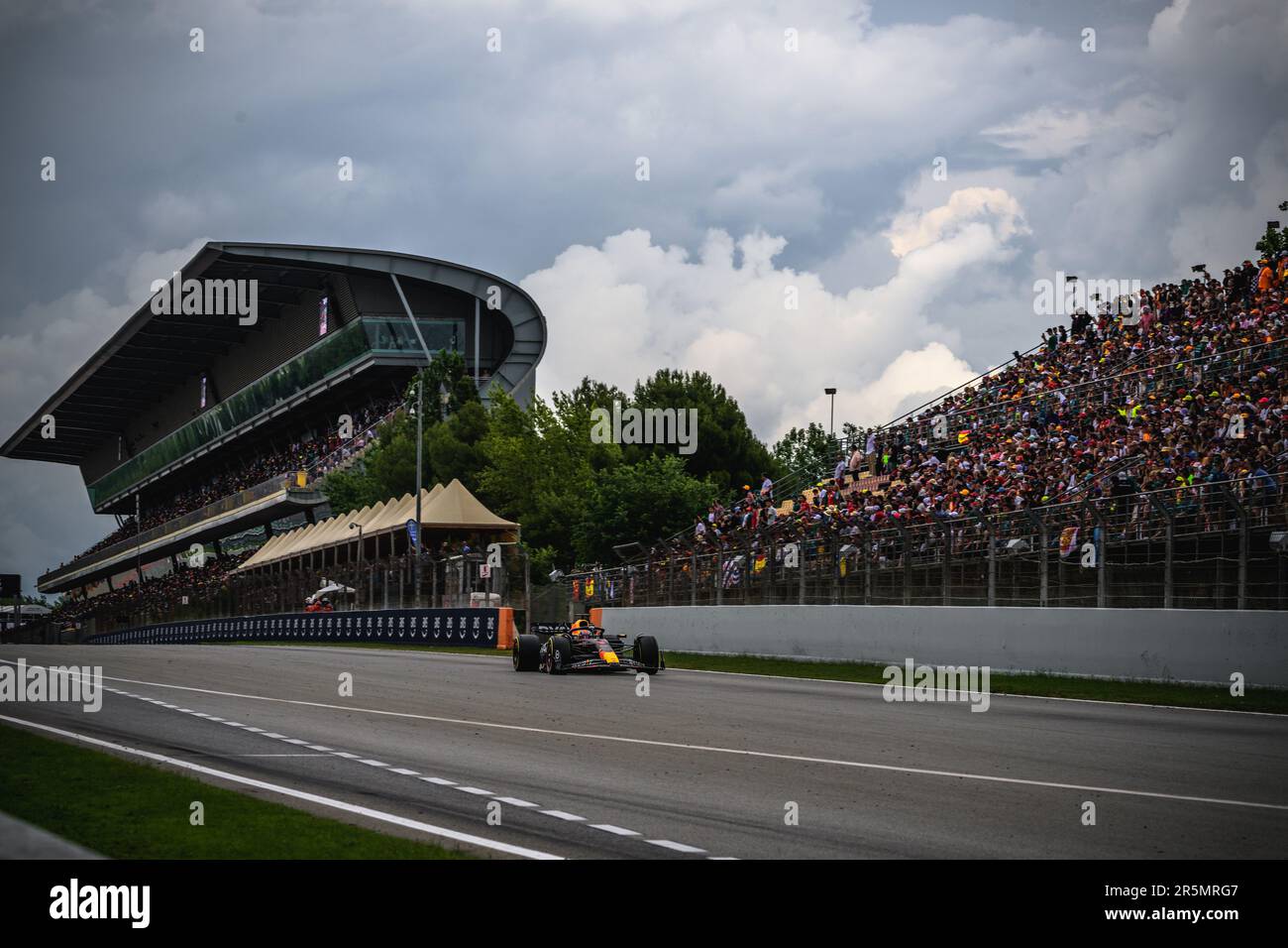 Montmelo, Spanien. 4. Juni 2023. F1 Piloten treten während des spanischen GP auf dem Circuit de Catalunya Credit an: Matthias Oesterle/Alamy Live News Stockfoto