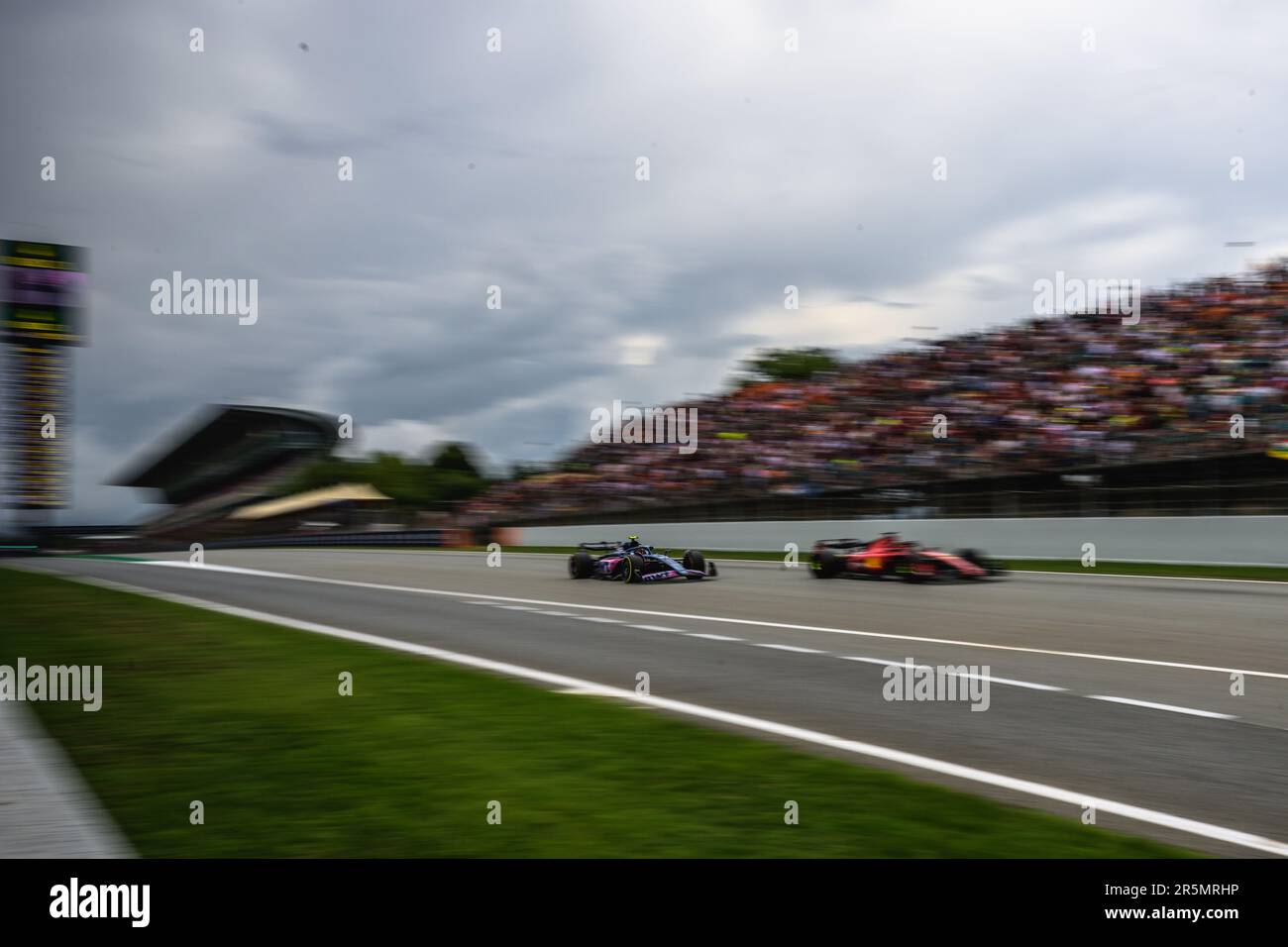 Montmelo, Spanien. 4. Juni 2023. F1 Piloten treten während des spanischen GP auf dem Circuit de Catalunya Credit an: Matthias Oesterle/Alamy Live News Stockfoto