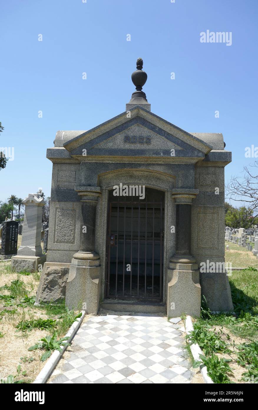 Los Angeles, Kalifornien, USA 3. Juni 2023 Evergreen Cemetery, 204 N. Evergreen Avenue, 3. Juni 2023 in Los Angeles, Kalifornien, USA. Foto: Barry King/Alamy Stock Photo Stockfoto