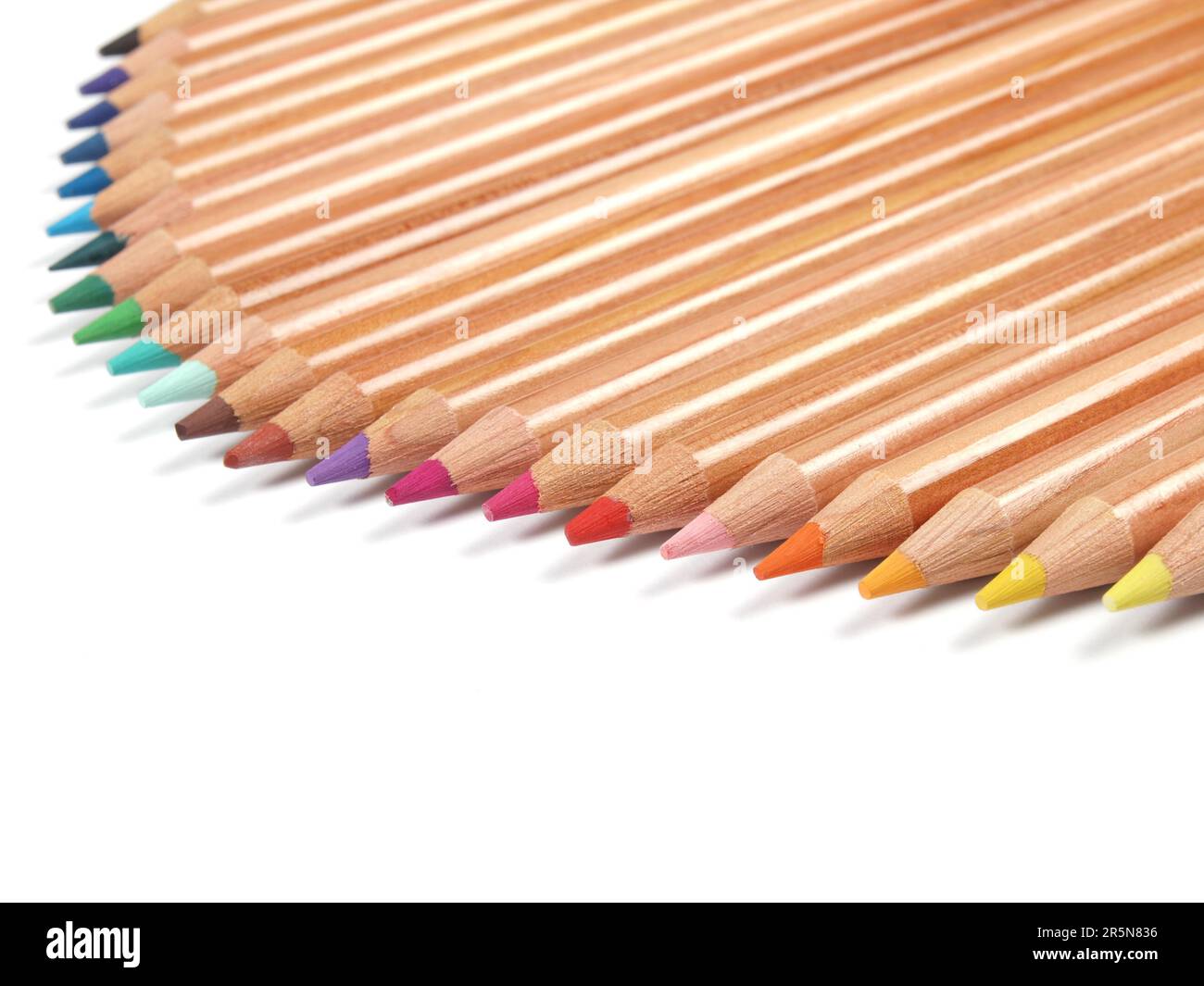 farbige Stifte Stockfoto