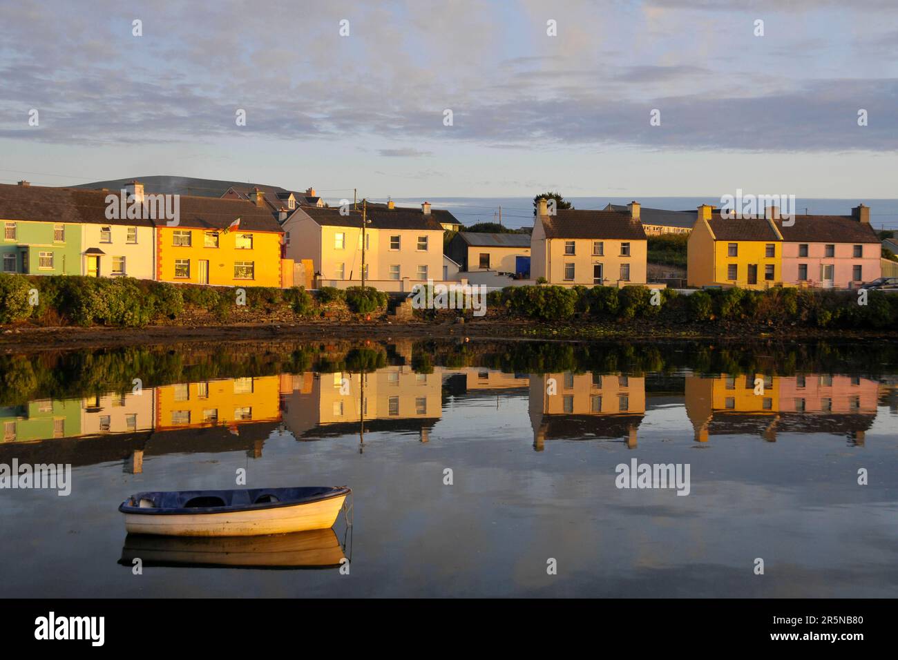Portmagee, Port of Portmagee, Iveragh Peninsula, County Kerry, Irland Stockfoto
