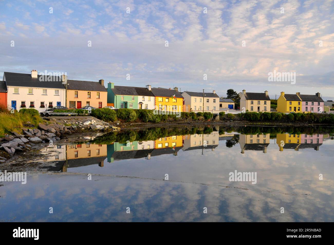 Portmagee, Port of Portmagee, Iveragh Peninsula, County Kerry, Irland Stockfoto