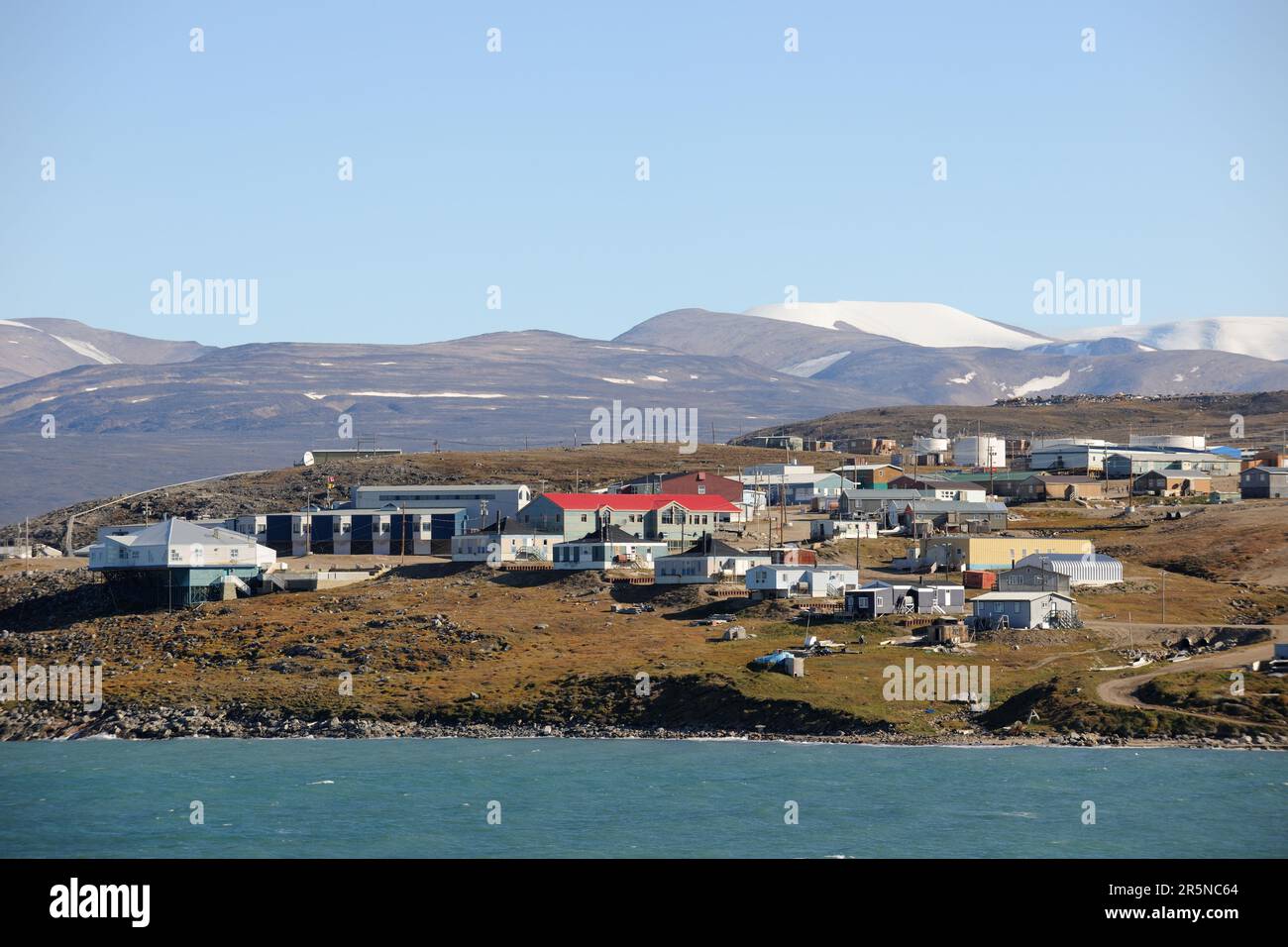 Settlement Pond Inlet, Nunavut, Kanada, Baffi, Baffin Island, Island Stockfoto