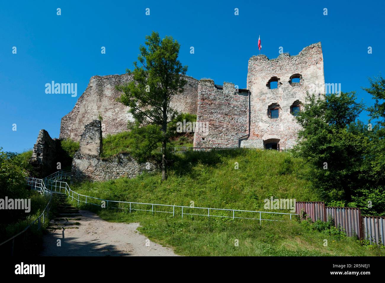 Schloss Schorstein, Tschechien, Kleinpolen, Polen Stockfoto