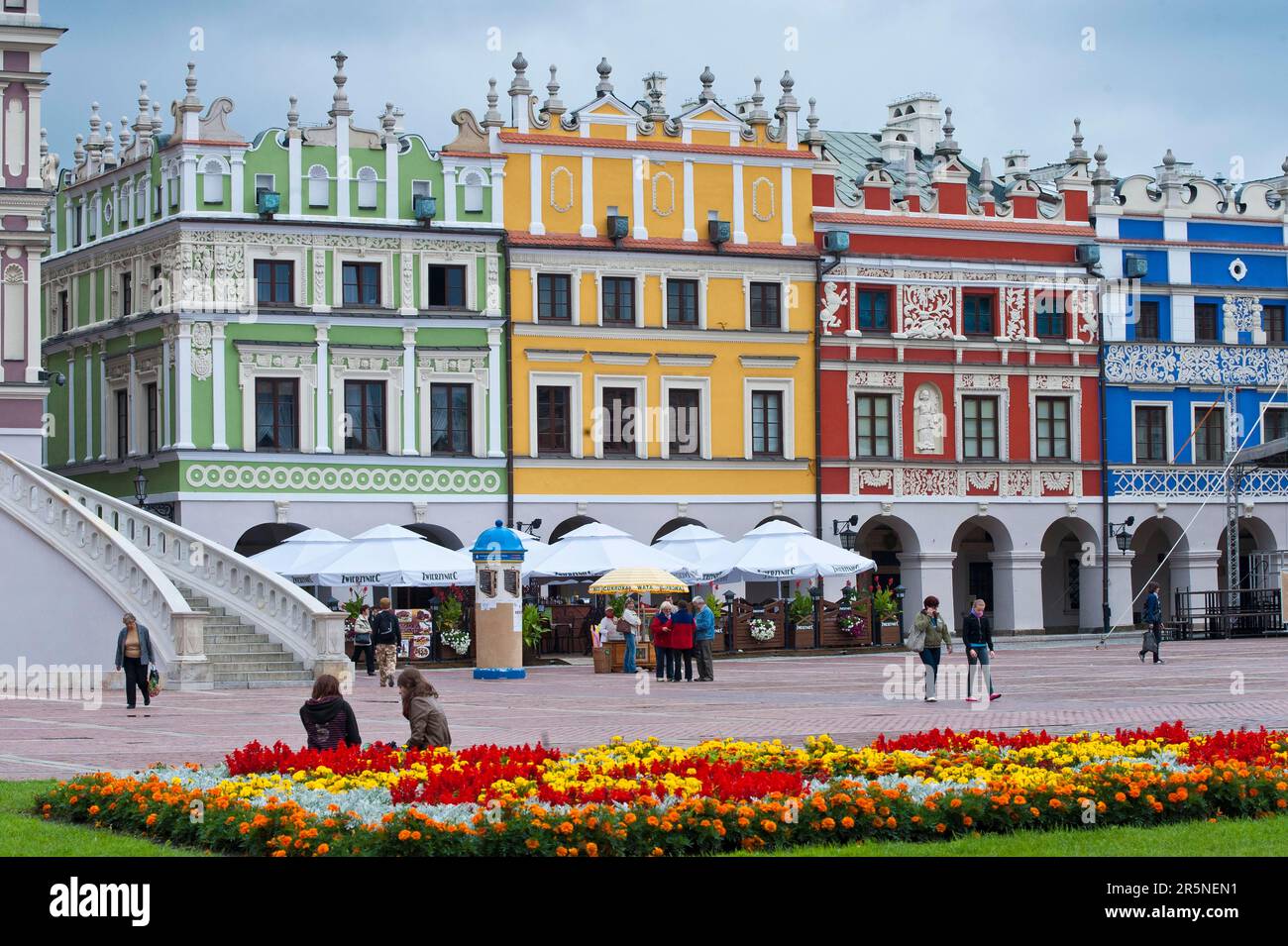 Rynek, Zamosc, Lublin, Zamosc, Market Square, Polen Stockfoto