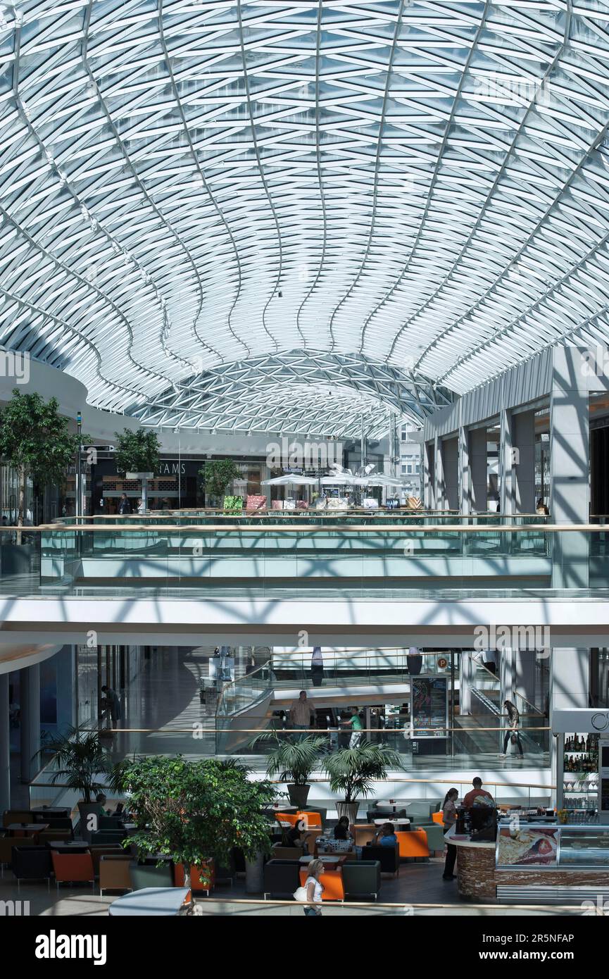 Eurovea Galleria, Einkaufszentrum, Bratislava, Slowakei, Bratislava Stockfoto