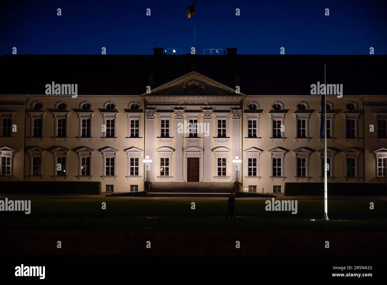 Schloss Bellevue, Tiergarten, Mitte, Berlin, Deutschland Stockfoto