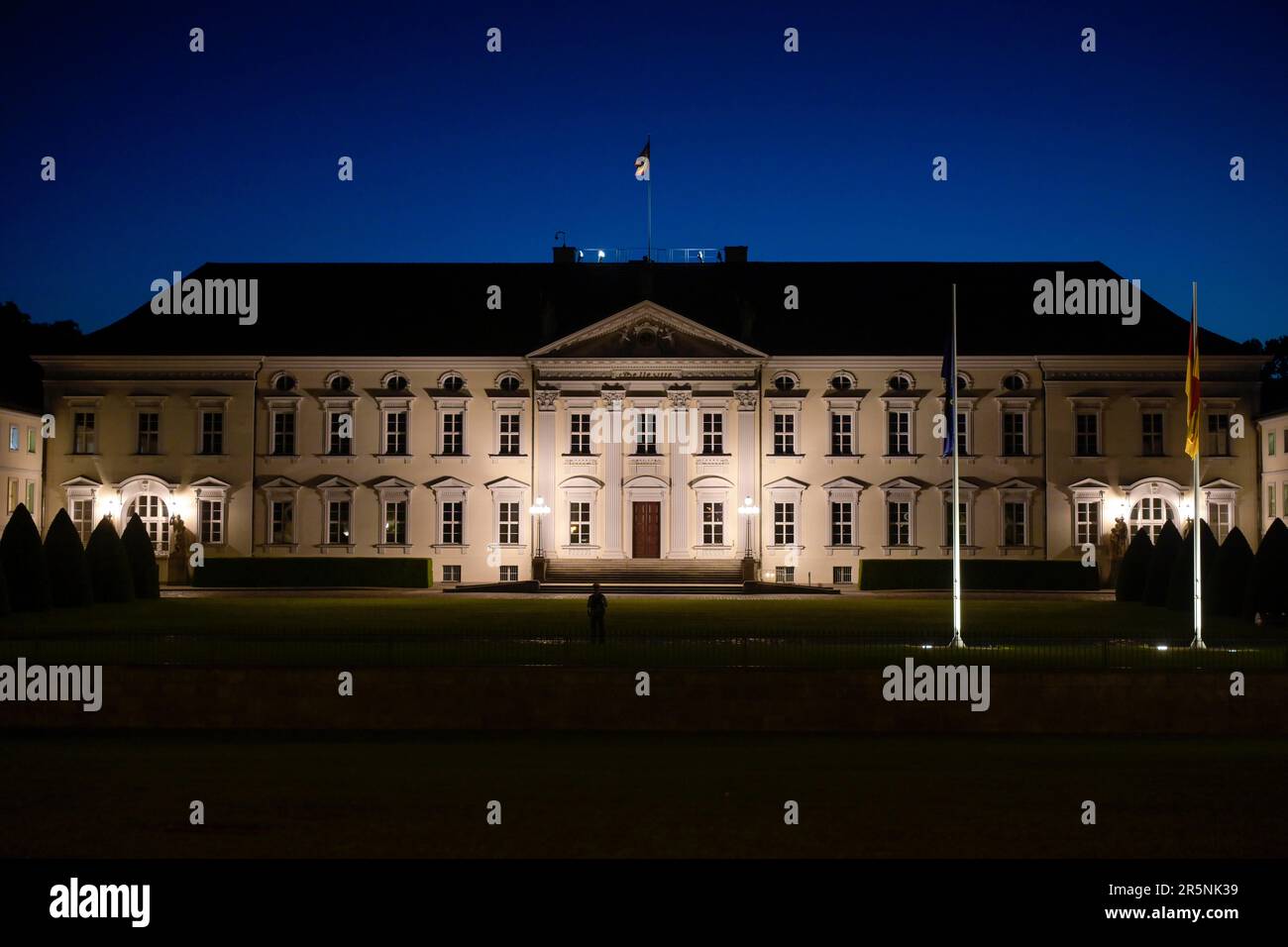 Schloss Bellevue, Tiergarten, Mitte, Berlin, Deutschland Stockfoto