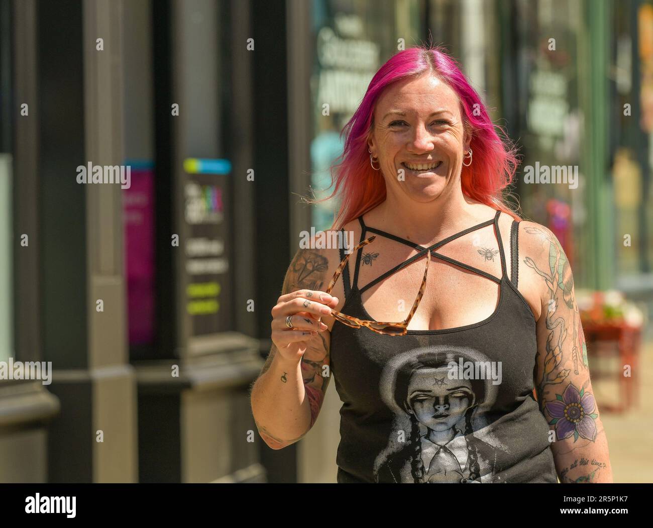 Rothaarige Dame Stockfoto