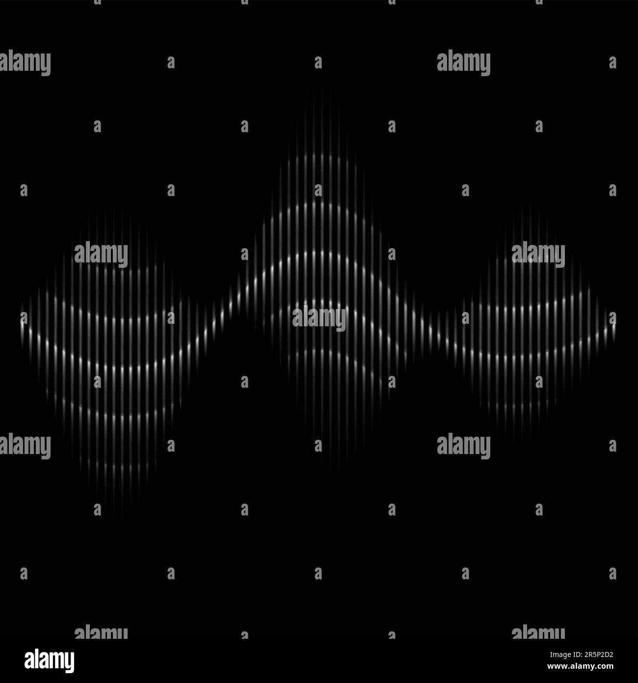 Einfache Linien heller Wellenhintergrund Stock Vektor