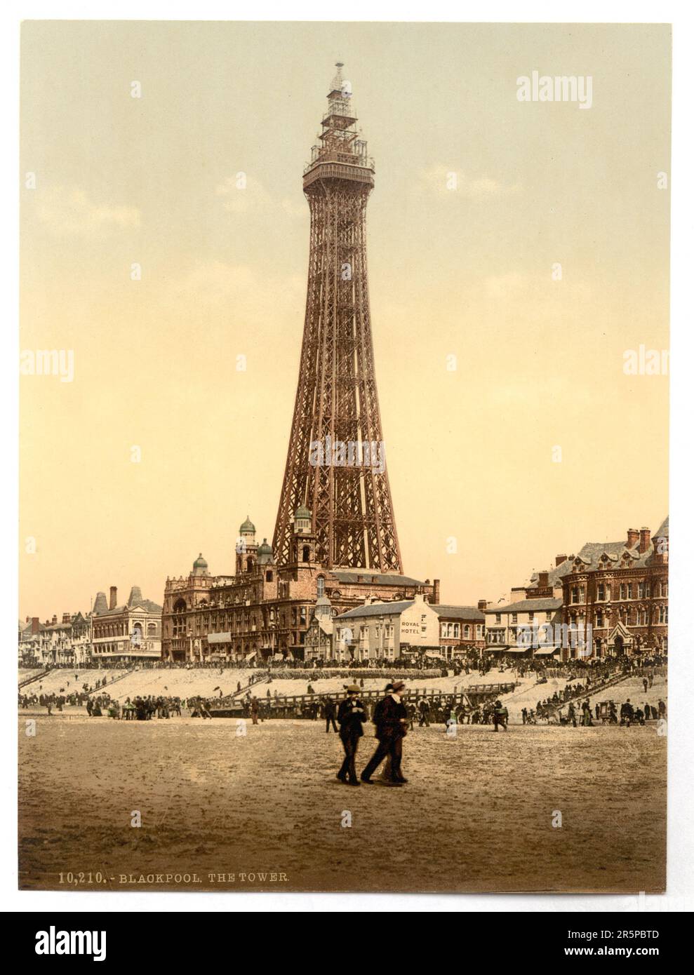 Der Tower, Blackpool, England 1 fotomechanischer Druck : Photochrom, Farbe. Datum: 1890 Stockfoto