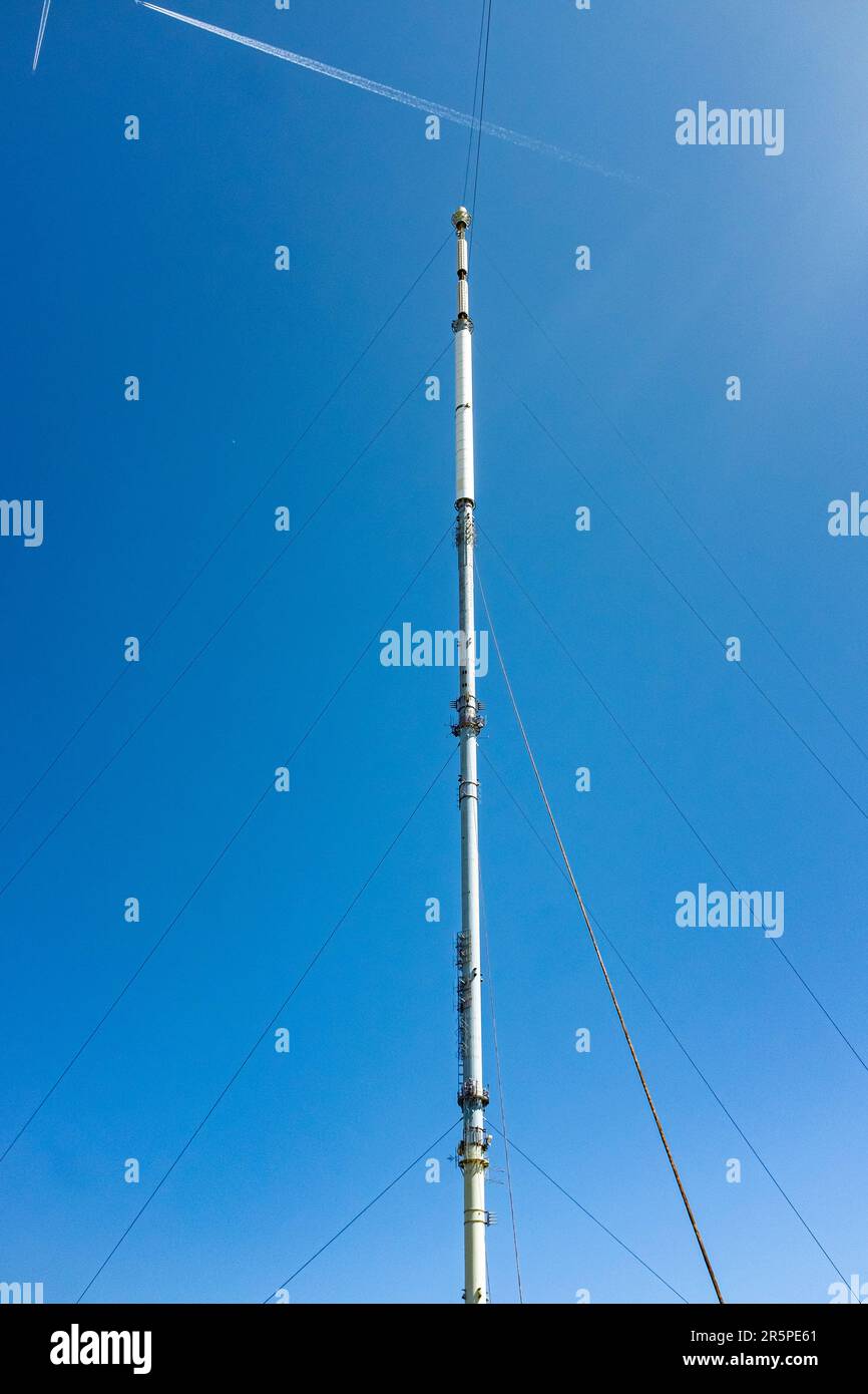 Winter Hill Transmitter, Lancashire, Großbritannien Stockfoto