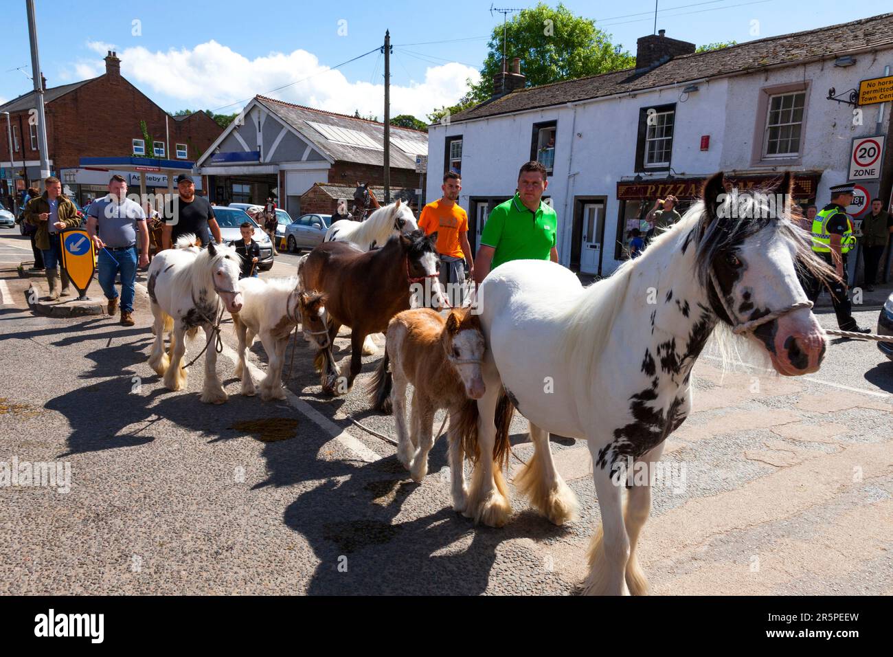 Die historische Appleby Horse Fair, Appleby-in-Westmorland, Cumbria, England, Großbritannien Stockfoto