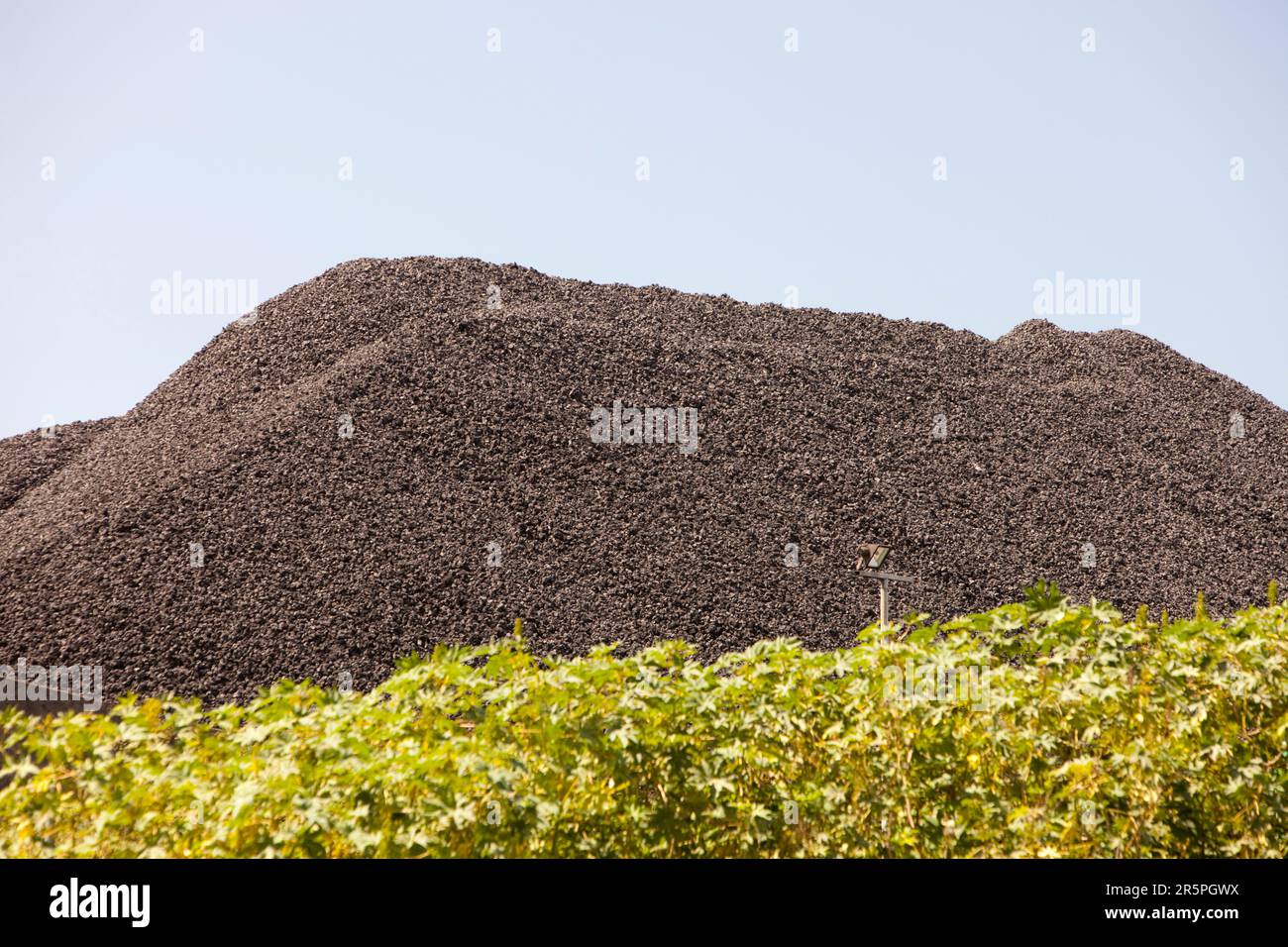 Kohle behält sich bei Bluescope steel Works in Port Kembla in Wollongong, New-South.Wales, Australien. Stockfoto
