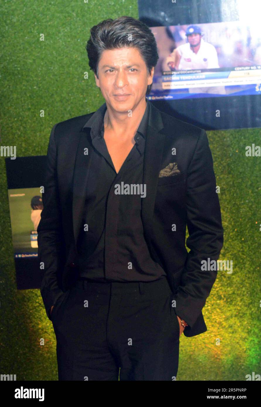 Shah Rukh Khan, SRK, indischer Schauspieler, Sachin-Filmpräsident, Eine Milliarde Träume, Mumbai, Indien, 24. Mai 2017 Stockfoto