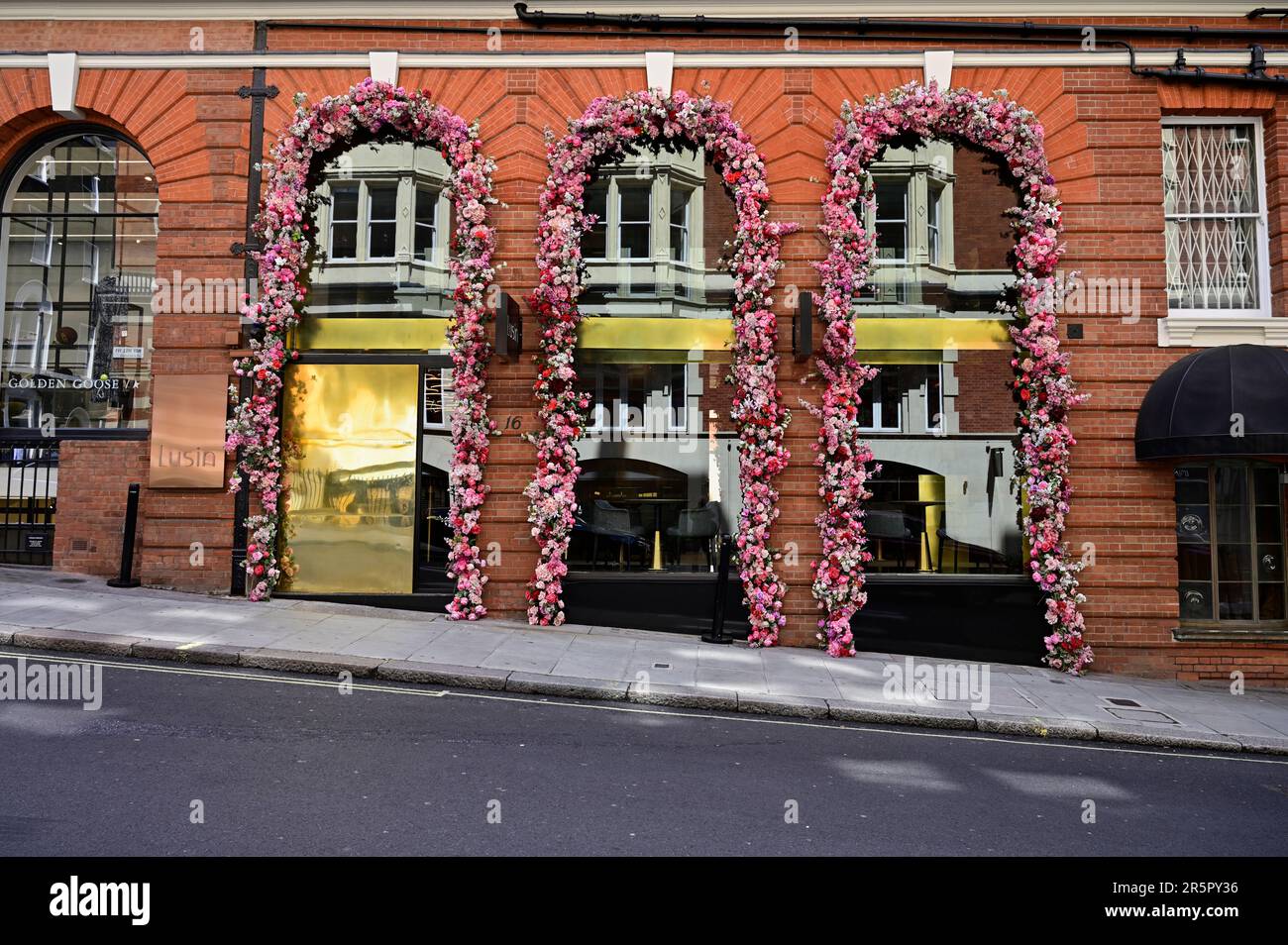 Lusin Armenian Restaurant, Hay Hill, Mayfair, West London, Großbritannien Stockfoto