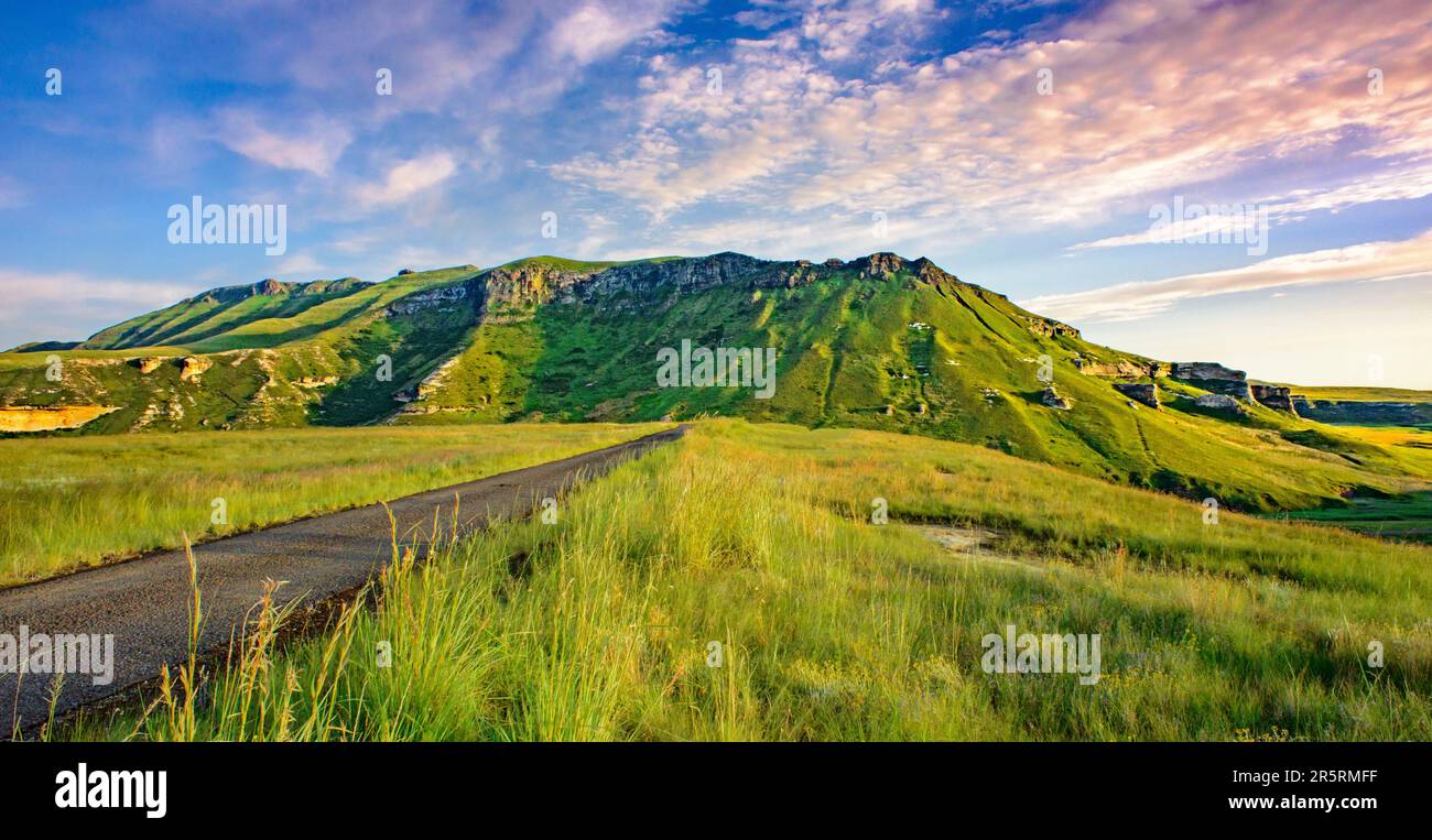 Südafrika, Freistaat, Maloti-Drakensberg-Park (UNESCO-Weltkulturerbe), Golden Gate Highlands-Nationalpark Stockfoto
