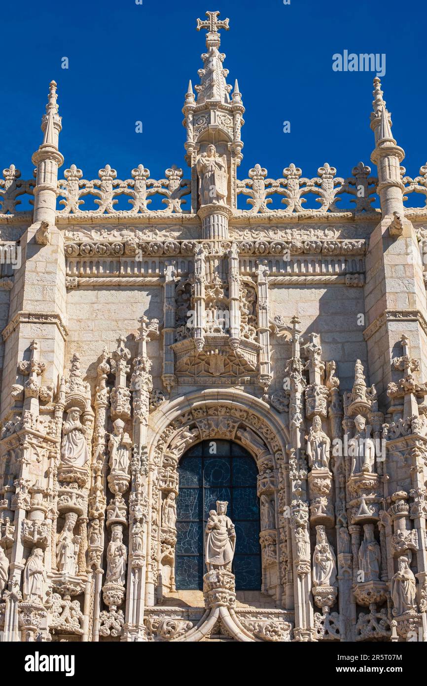 Portugal, Lissabon, Belem Viertel, das Hieronymuskloster Kloster (Mosteiro Dos Jeronimos), von der UNESCO als Welterbe gelistet Stockfoto