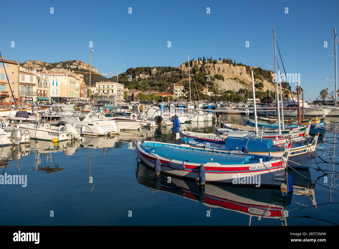 Frankreich, Bouches du Rhone, Cassis, der Hafen, verdeutlicht Stockfoto
