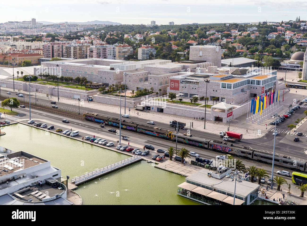 Portugal, Lissabon, Belèm, das Museum der Sammlung Berardo (colecao Berardo) befindet sich im Kulturzentrum von Belém (Architekten Vittorio Gregotti und Manuel Salgado). Stockfoto