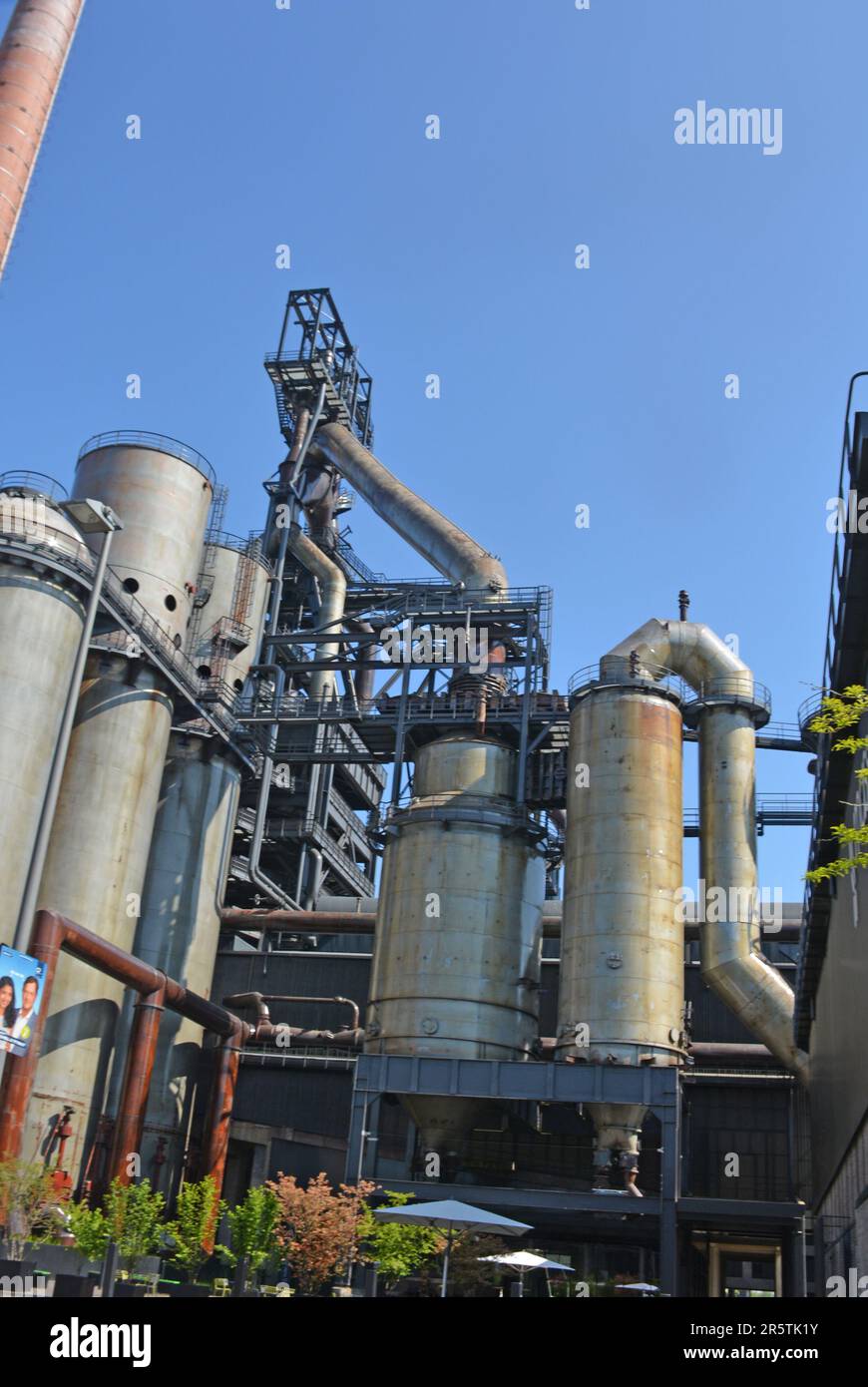 Hochöfen, Esch sur Alzette Belval, Luxemburg Stockfoto